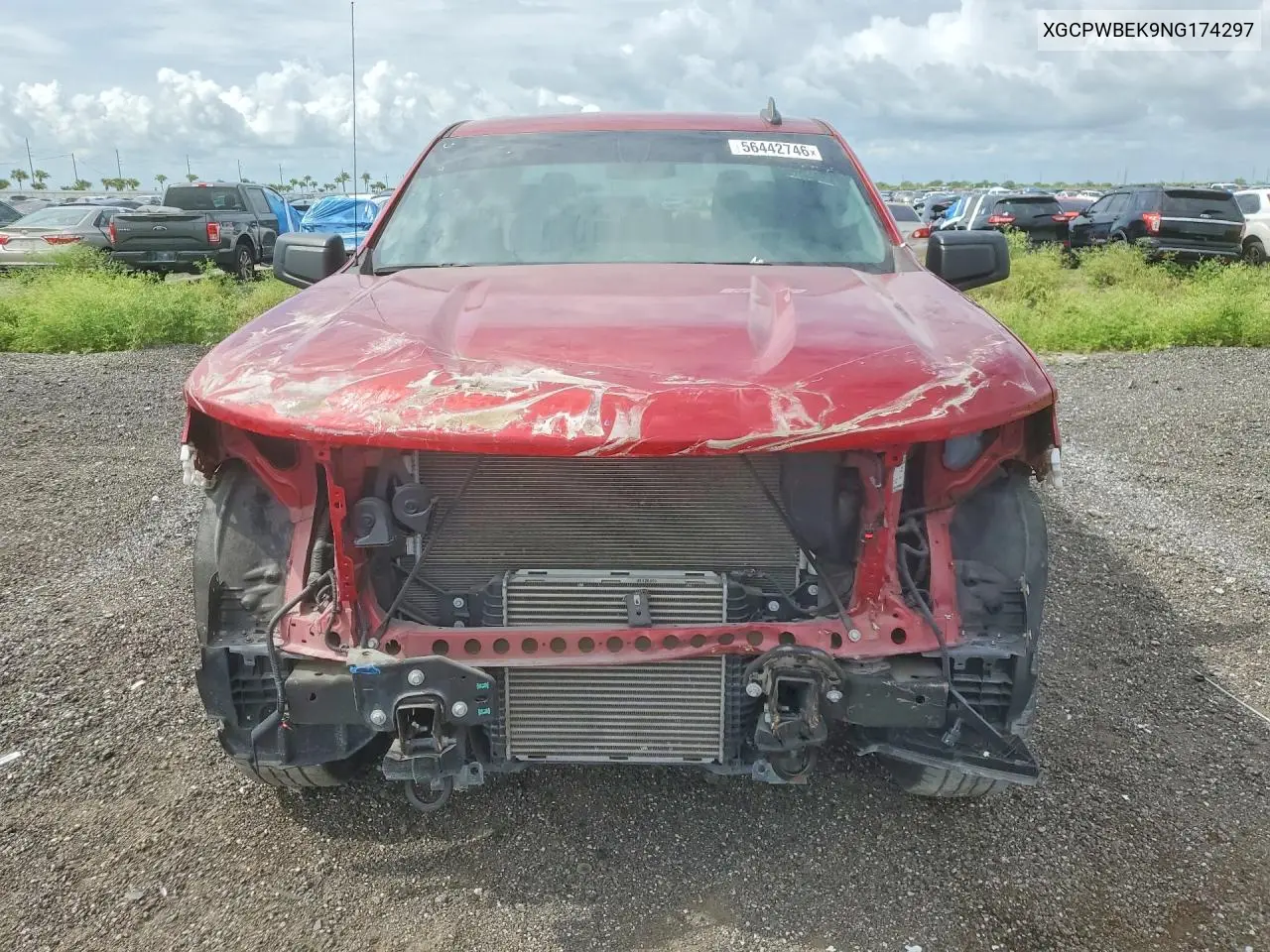 3GCPWBEK9NG174297 2022 Chevrolet Silverado Ltd C1500 Custom