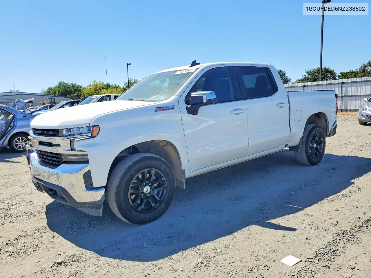 2022 Chevrolet Silverado Ltd K1500 Lt VIN: 1GCUYDED6NZ238502 Lot: 57522506