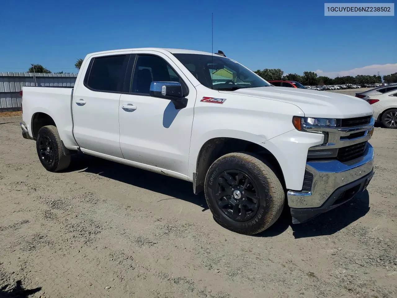 2022 Chevrolet Silverado Ltd K1500 Lt VIN: 1GCUYDED6NZ238502 Lot: 57522506