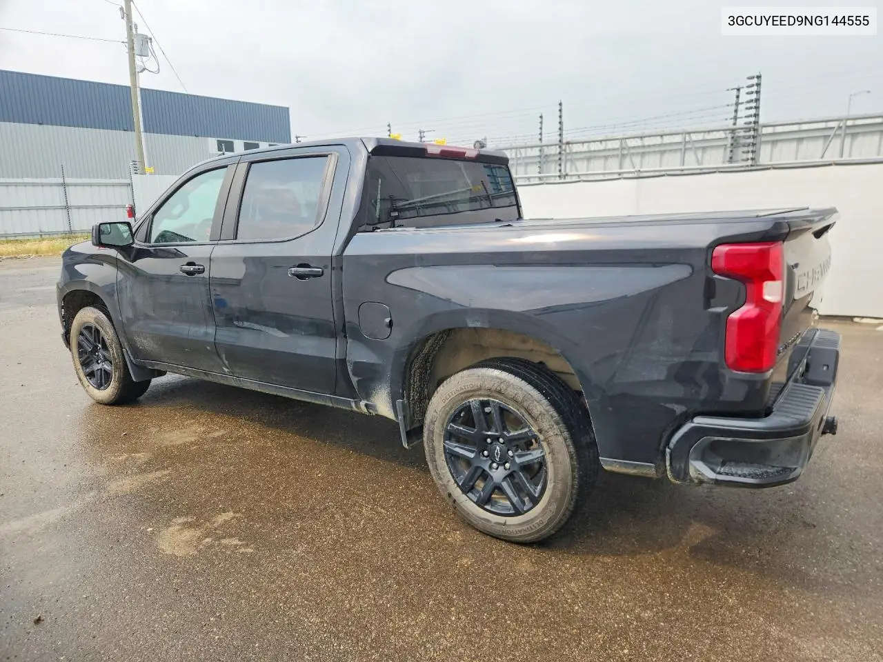 2022 Chevrolet Silverado Ltd K1500 Rst VIN: 3GCUYEED9NG144555 Lot: 58444106