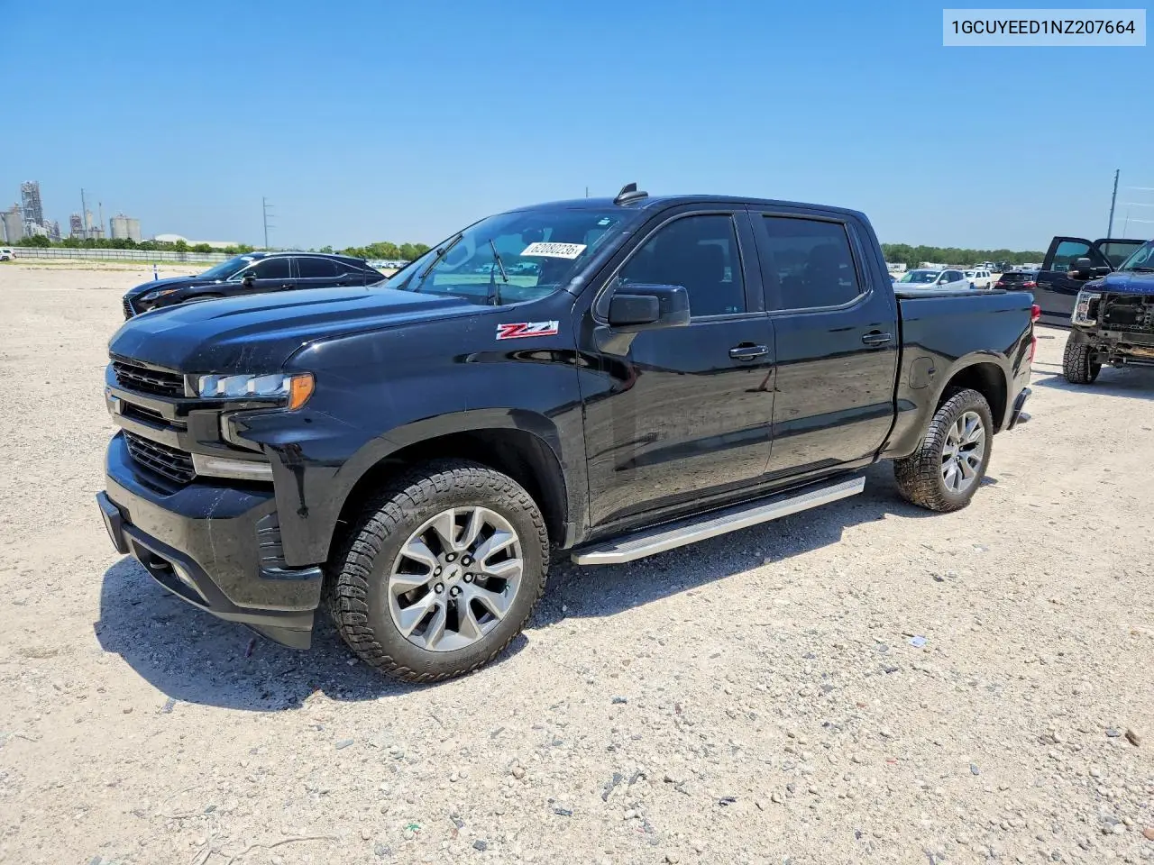 2022 Chevrolet Silverado Ltd K1500 Rst VIN: 1GCUYEED1NZ207664 Lot: 62080236