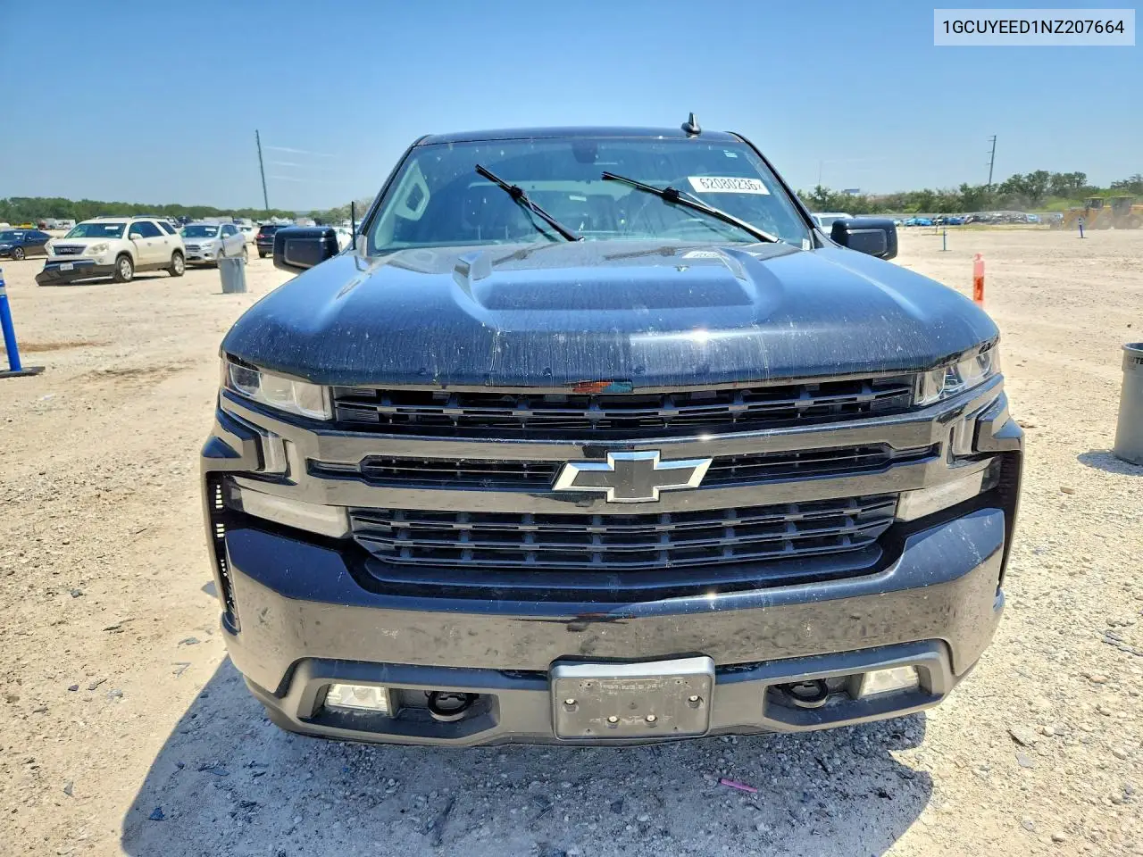 2022 Chevrolet Silverado Ltd K1500 Rst VIN: 1GCUYEED1NZ207664 Lot: 62080236