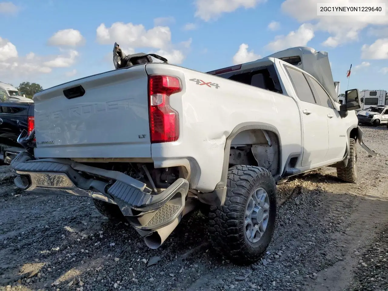 2GC1YNEY0N1229640 2022 Chevrolet Silverado K2500 Heavy Duty Lt