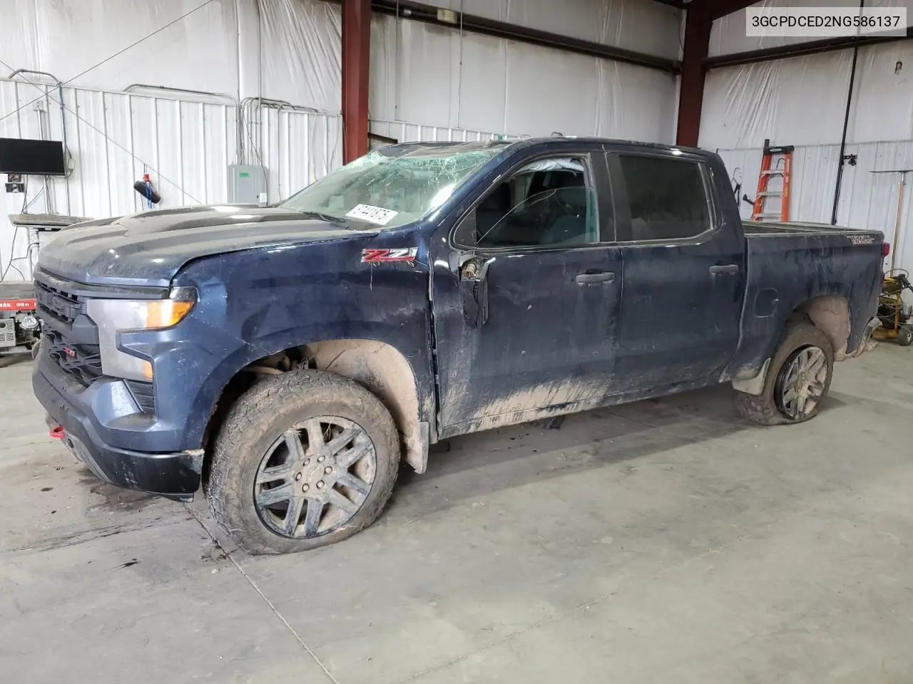 3GCPDCED2NG586137 2022 Chevrolet Silverado K1500 Trail Boss Custom