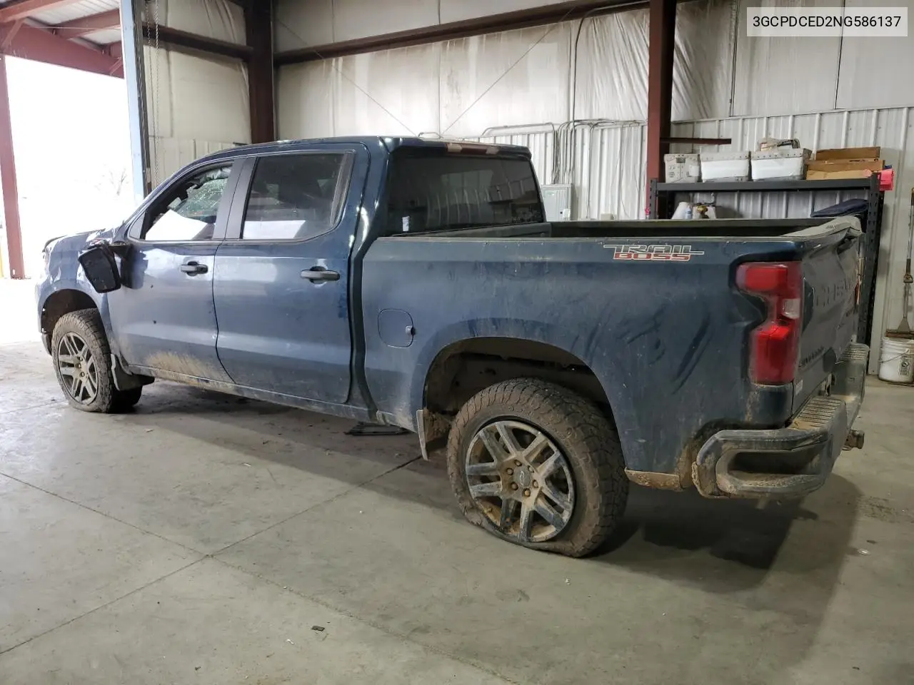 3GCPDCED2NG586137 2022 Chevrolet Silverado K1500 Trail Boss Custom