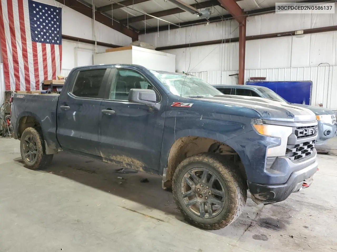 3GCPDCED2NG586137 2022 Chevrolet Silverado K1500 Trail Boss Custom