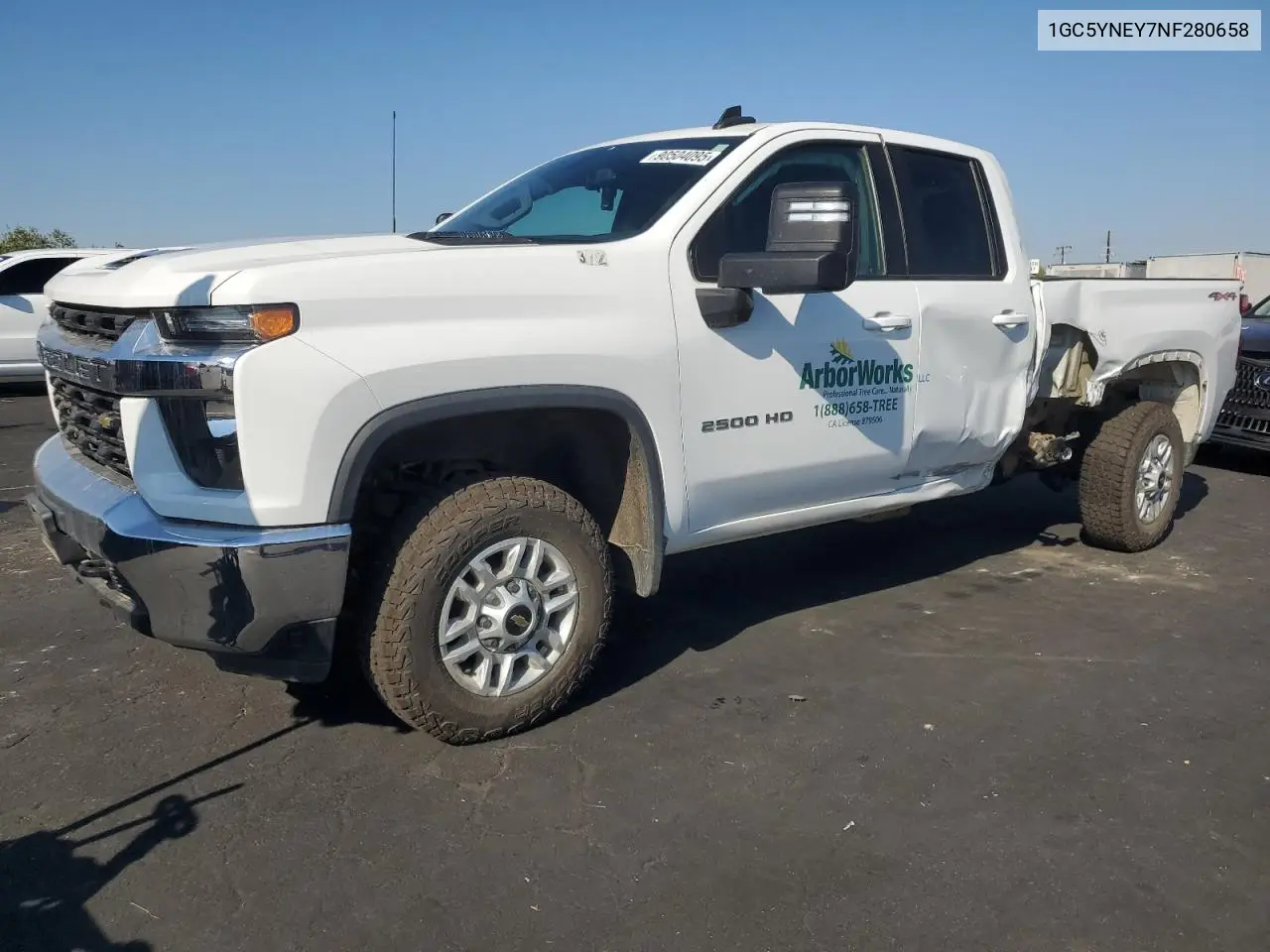 1GC5YNEY7NF280658 2022 Chevrolet Silverado K2500 Heavy Duty Lt