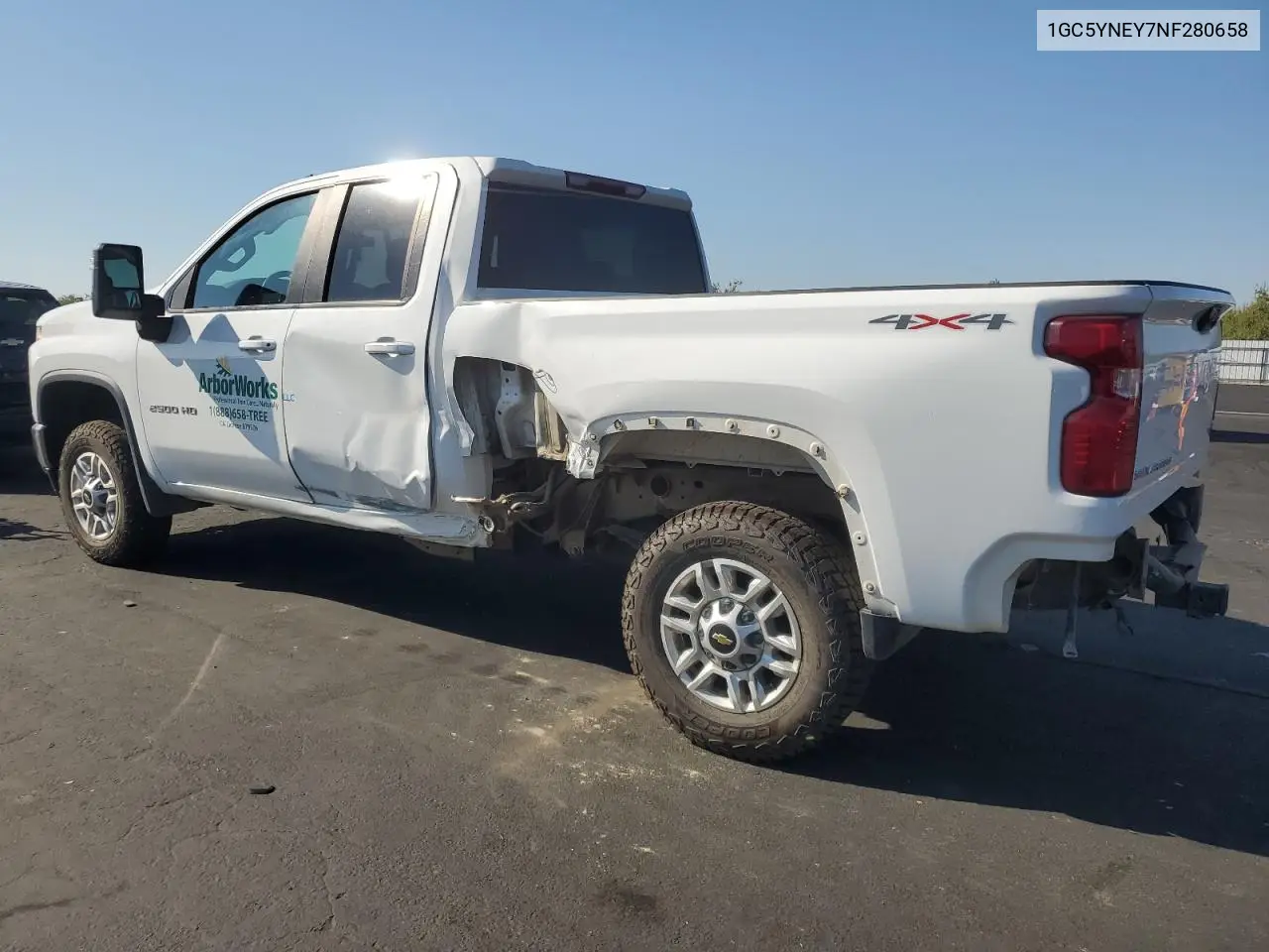1GC5YNEY7NF280658 2022 Chevrolet Silverado K2500 Heavy Duty Lt