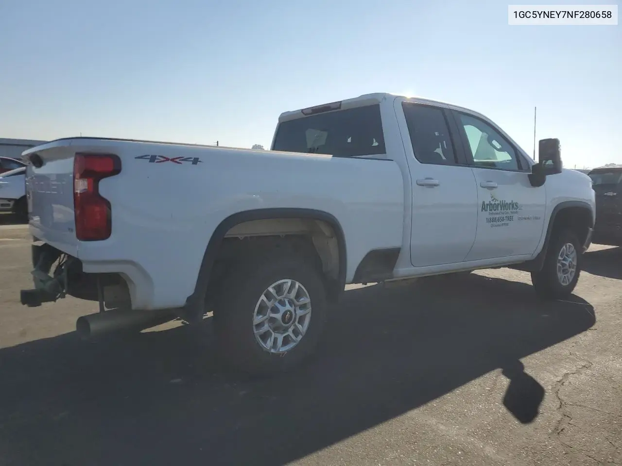1GC5YNEY7NF280658 2022 Chevrolet Silverado K2500 Heavy Duty Lt