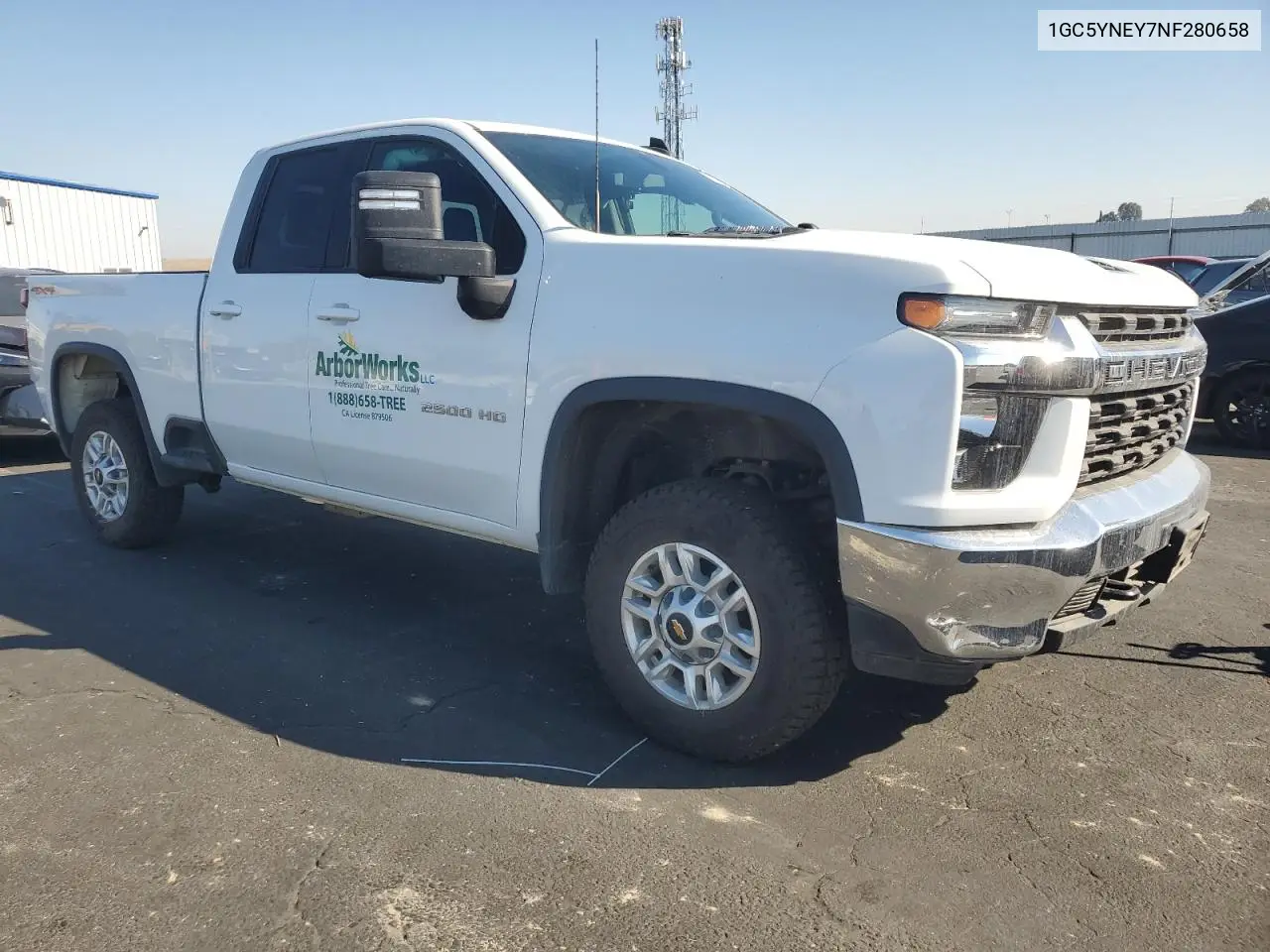 1GC5YNEY7NF280658 2022 Chevrolet Silverado K2500 Heavy Duty Lt