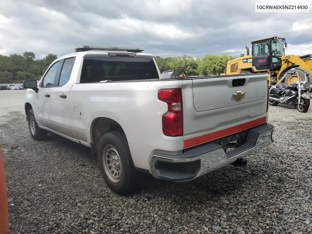 1GCRWAEK5NZ214930 2022 Chevy Silverado- R & D- Cln Title- Pri Fleet