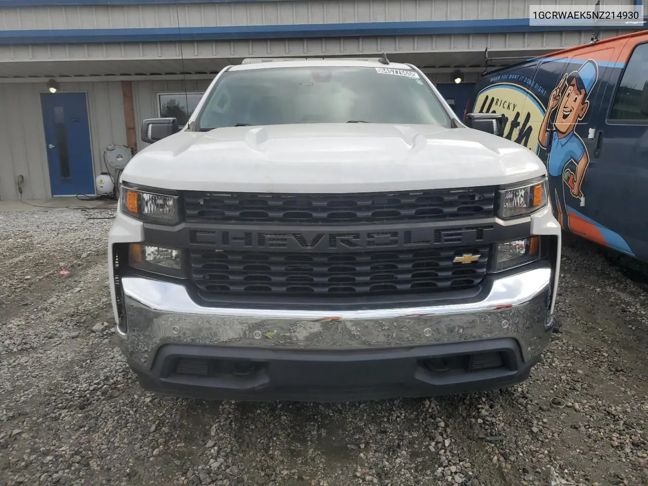 1GCRWAEK5NZ214930 2022 Chevy Silverado- R & D- Cln Title- Pri Fleet