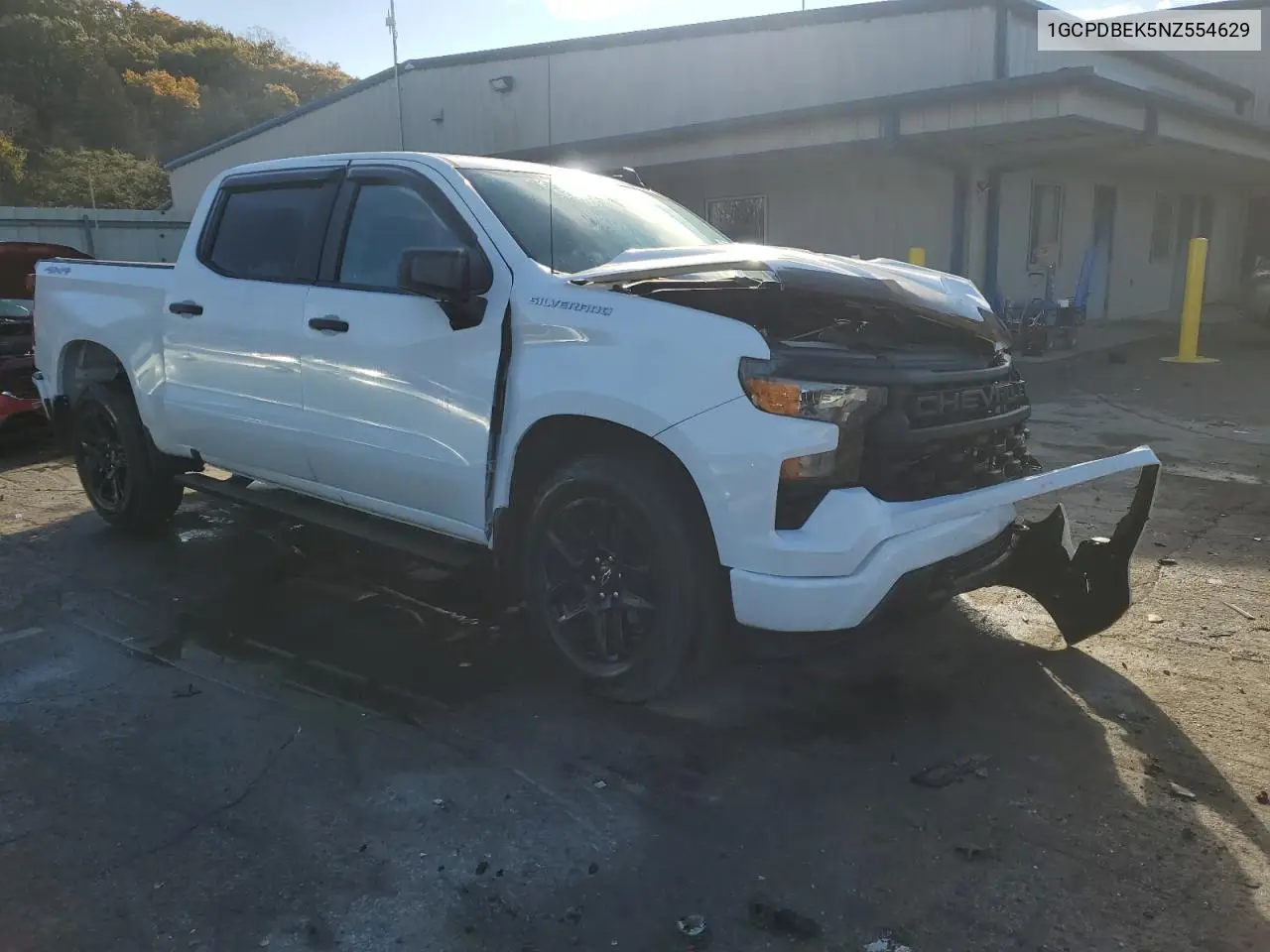1GCPDBEK5NZ554629 2022 Chevrolet Silverado K1500 Custom