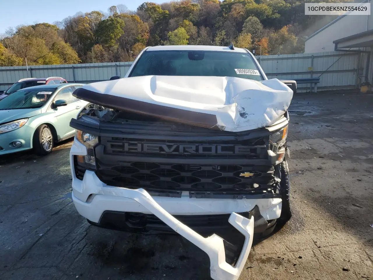 1GCPDBEK5NZ554629 2022 Chevrolet Silverado K1500 Custom