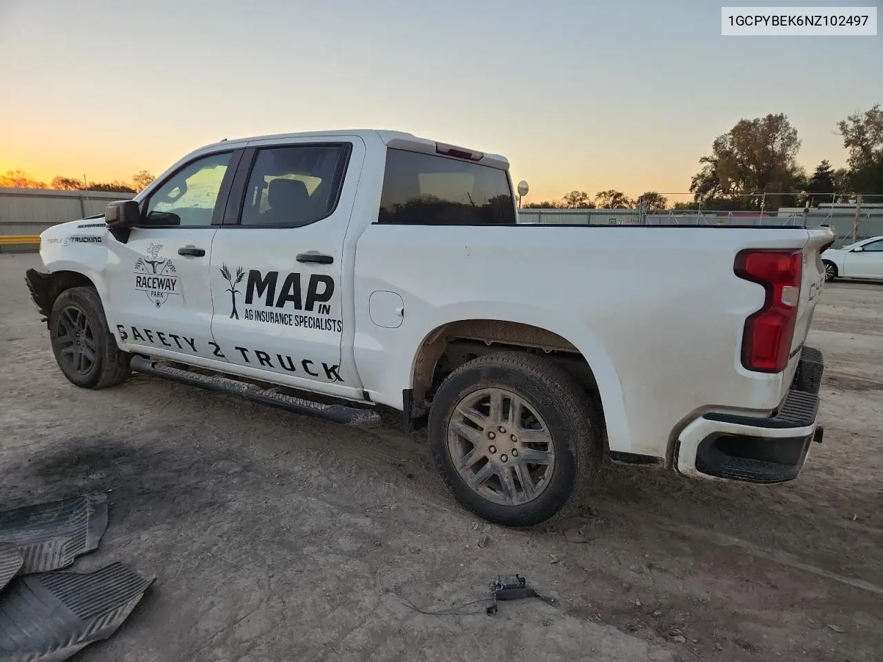 1GCPYBEK6NZ102497 2022 Chevrolet Silverado Ltd K1500 Custom