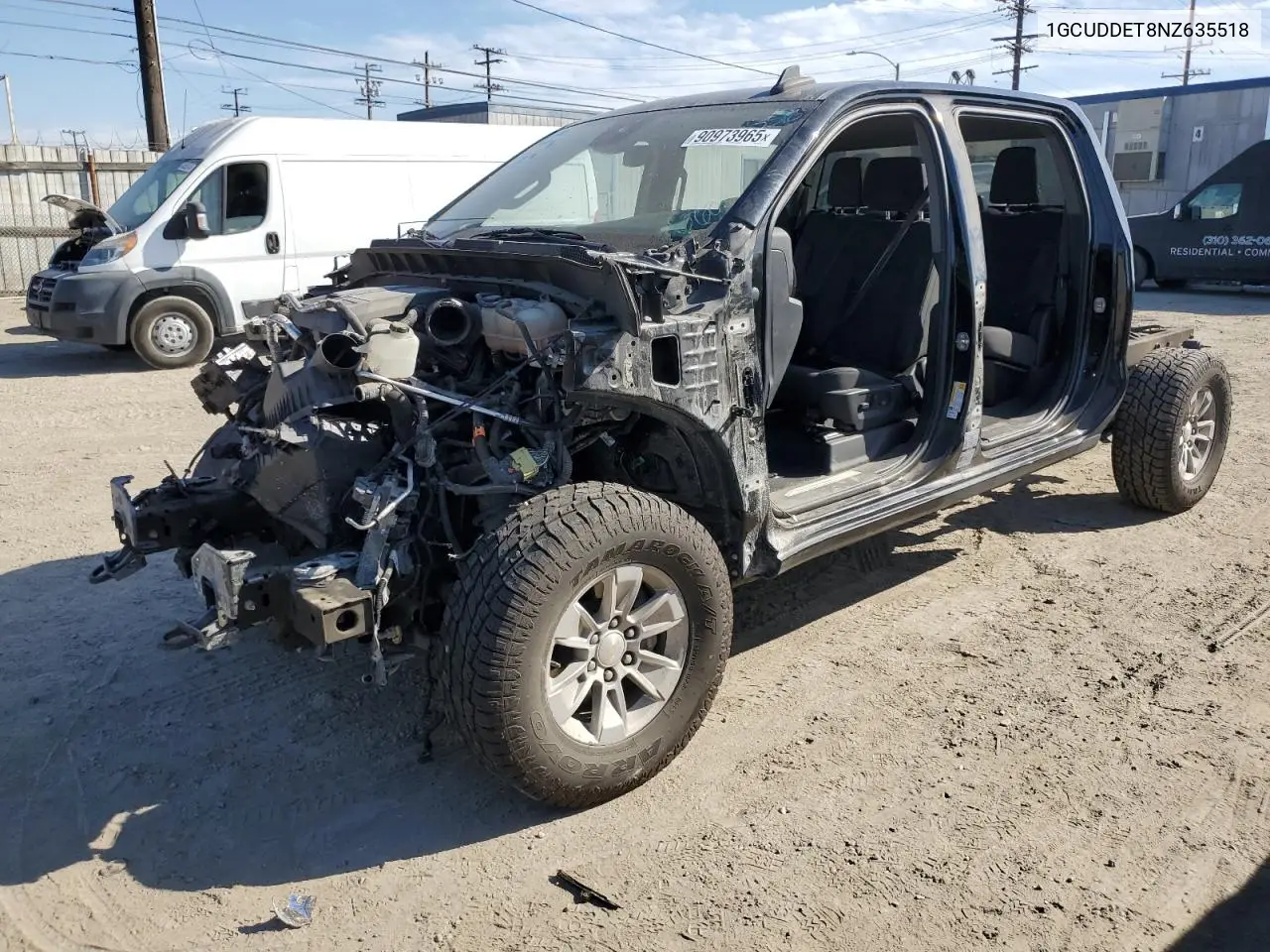 1GCUDDET8NZ635518 2022 Chevrolet Silverado K1500 Lt