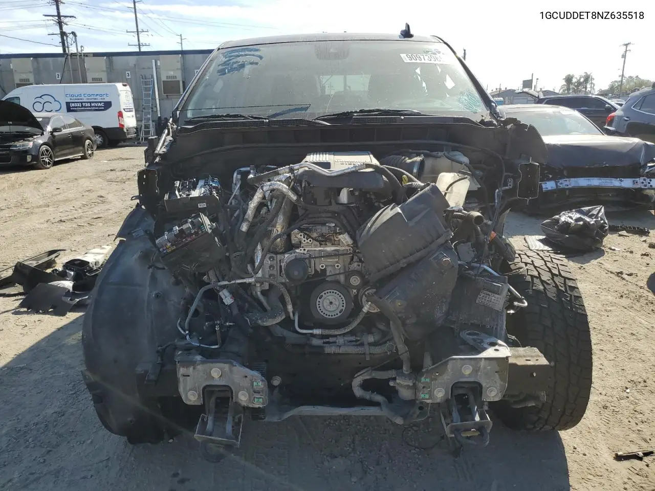 1GCUDDET8NZ635518 2022 Chevrolet Silverado K1500 Lt