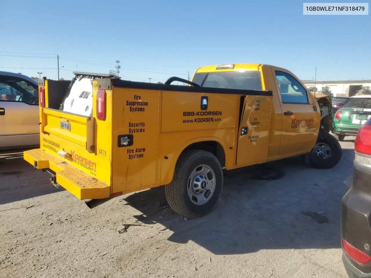1GB0WLE71NF318479 2022 Chevrolet Silverado C2500 Heavy Duty