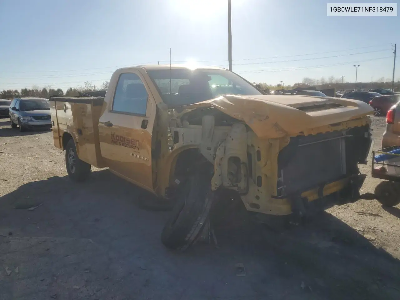 1GB0WLE71NF318479 2022 Chevrolet Silverado C2500 Heavy Duty