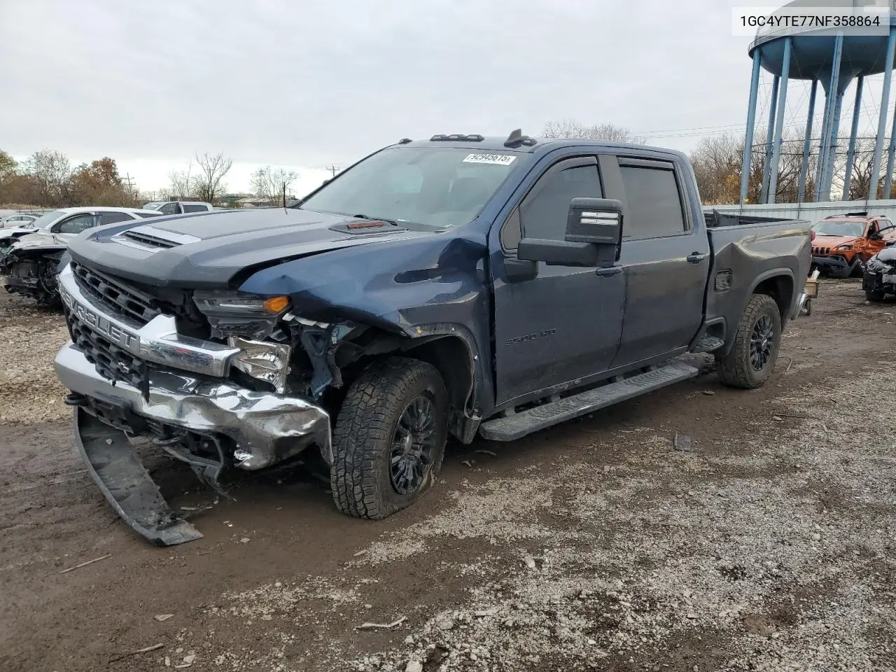 1GC4YTE77NF358864 2022 Chevrolet Silverado K3500 Lt