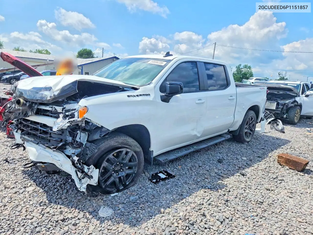 2023 Chevrolet Silverado K1500 Rst VIN: 2GCUDEED6P1151857 Lot: 59886206