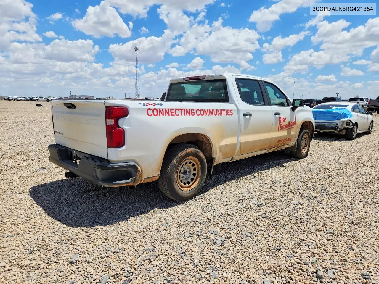 2024 Chevrolet Silverado K1500 VIN: 3GCPDAEK5RG421854 Lot: 61173256