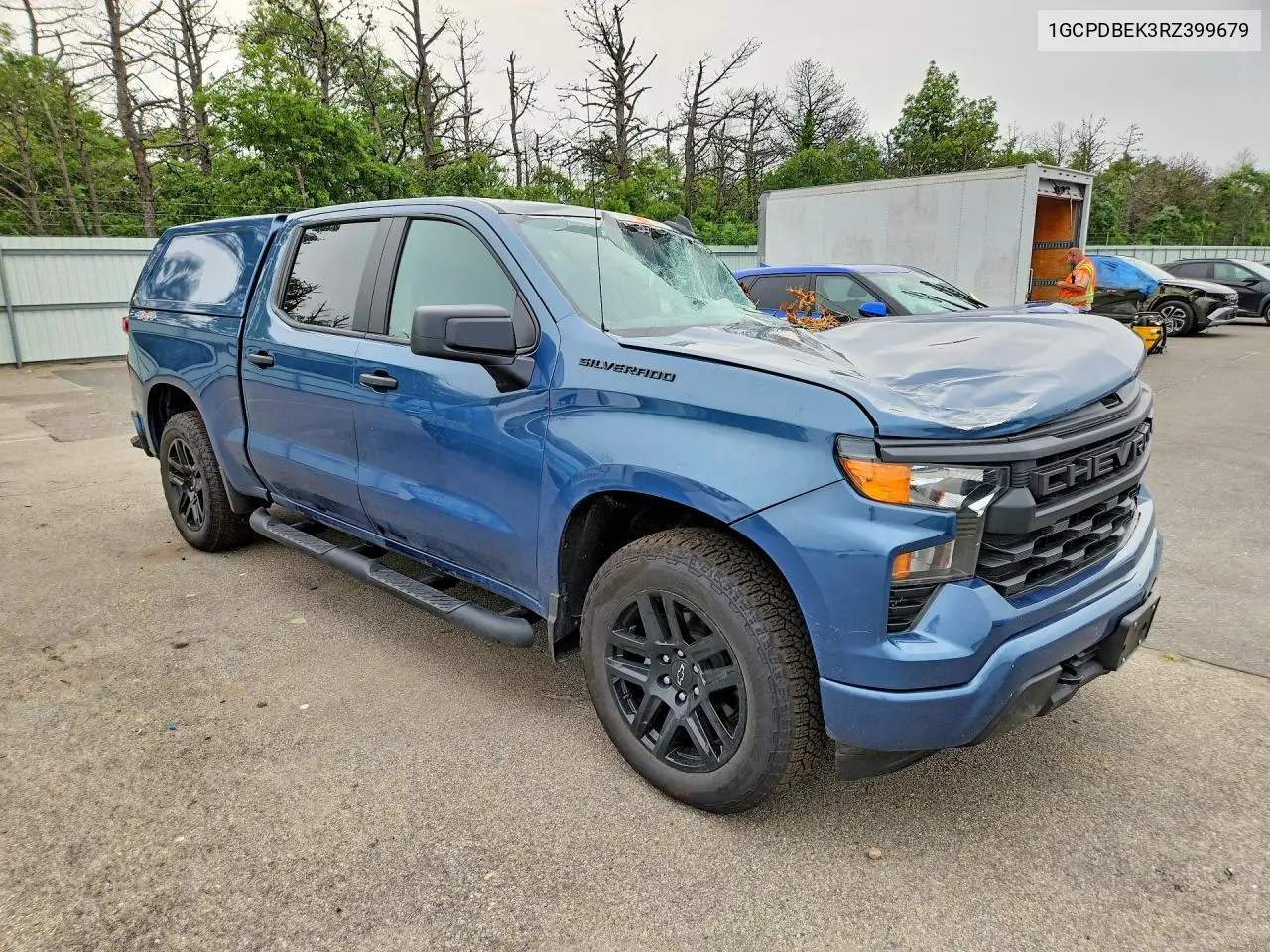 2024 Chevrolet Silverado K1500 Custom VIN: 1GCPDBEK3RZ399679 Lot: 61723126