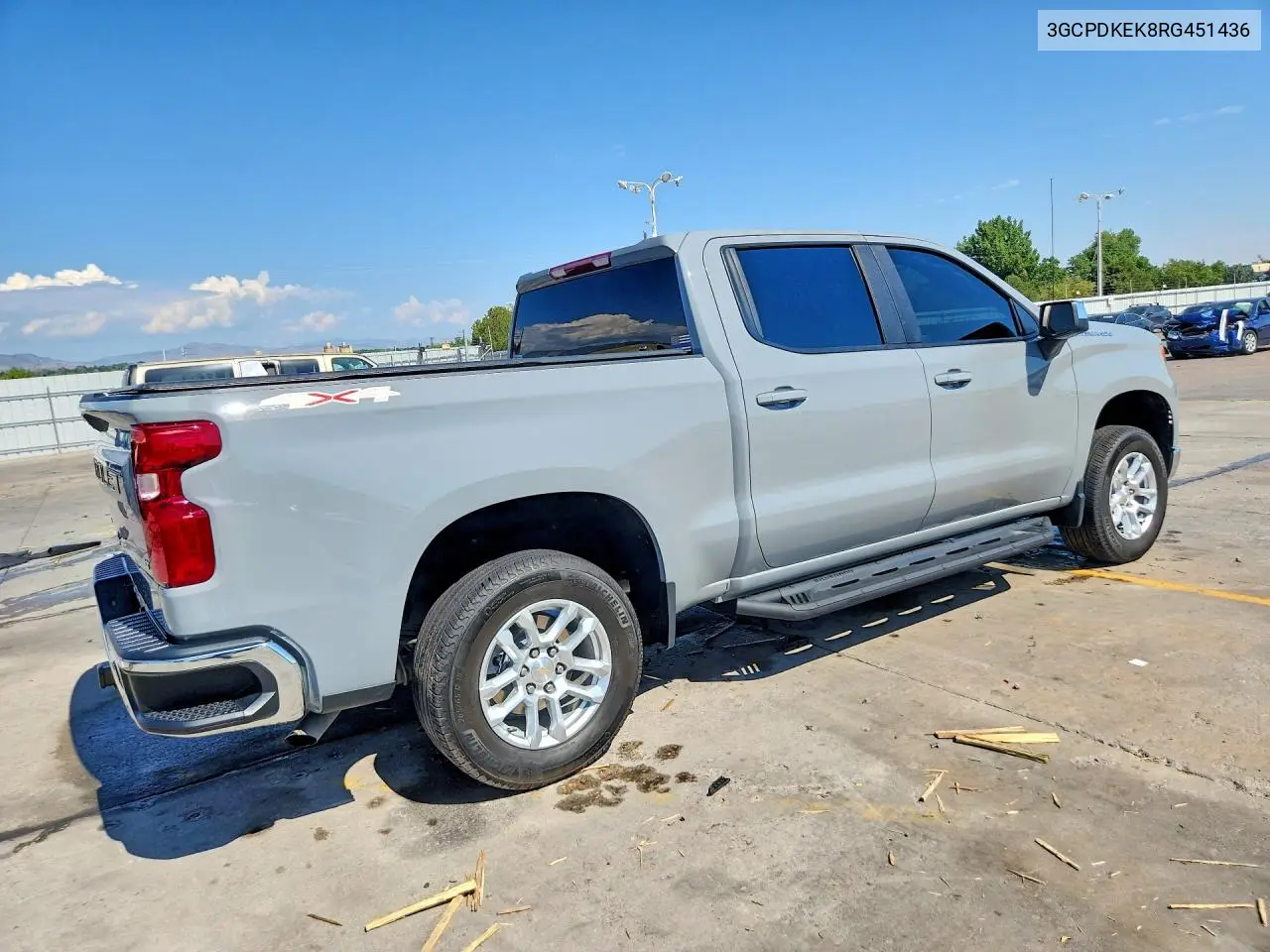 2024 Chevrolet Silverado K1500 Lt-L VIN: 3GCPDKEK8RG451436 Lot: 61845666