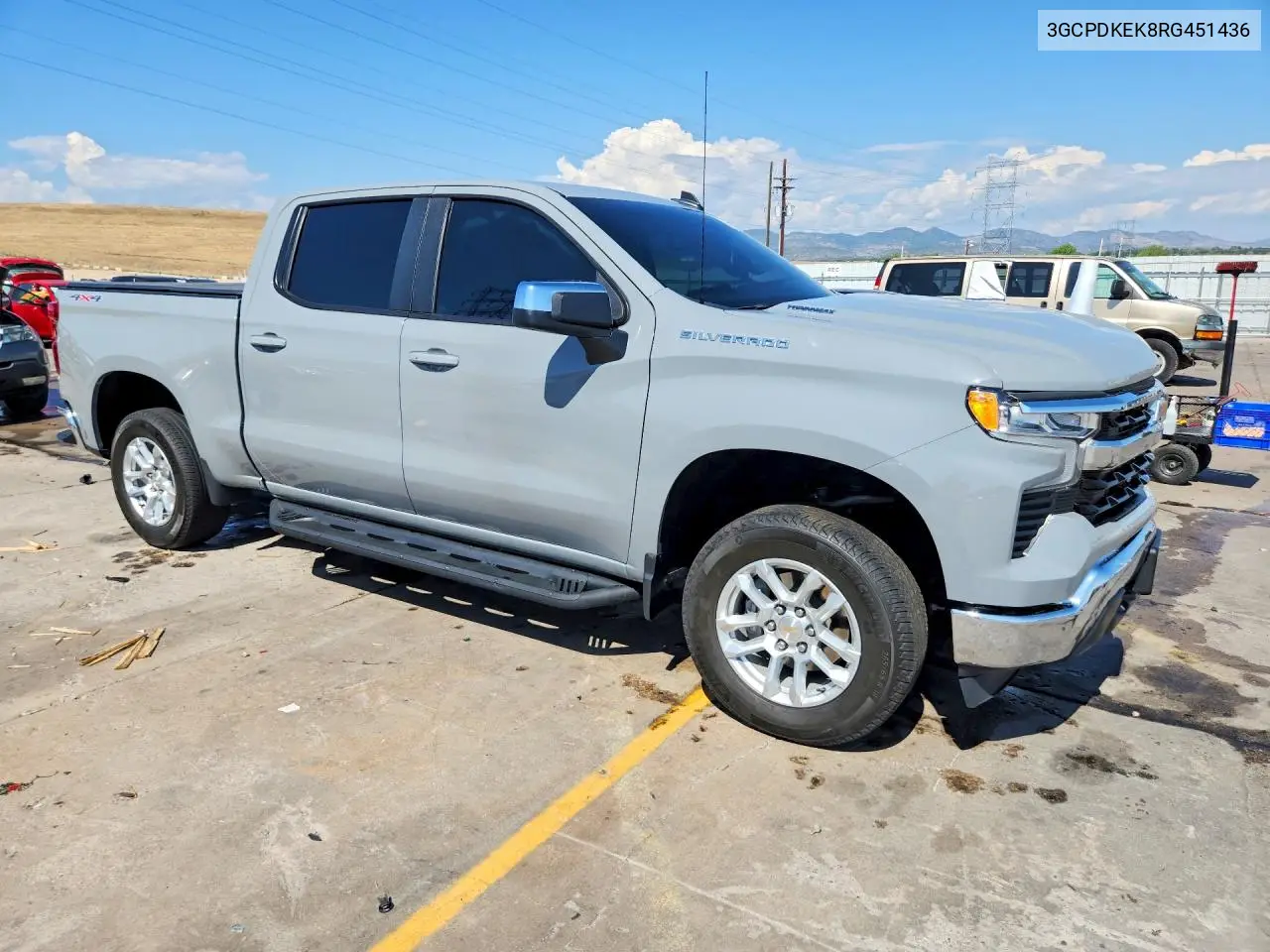 2024 Chevrolet Silverado K1500 Lt-L VIN: 3GCPDKEK8RG451436 Lot: 61845666