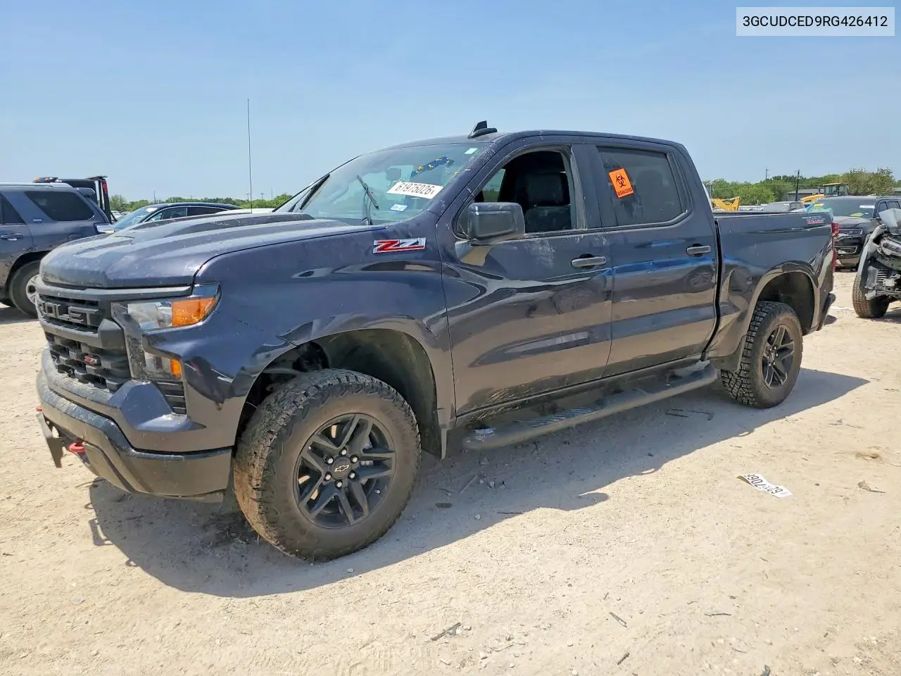 2024 Chevrolet Silverado K1500 Trail Boss Custom VIN: 3GCUDCED9RG426412 Lot: 61975026