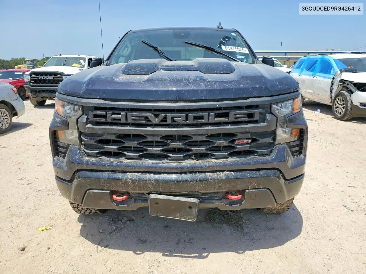 2024 Chevrolet Silverado K1500 Trail Boss Custom VIN: 3GCUDCED9RG426412 Lot: 61975026