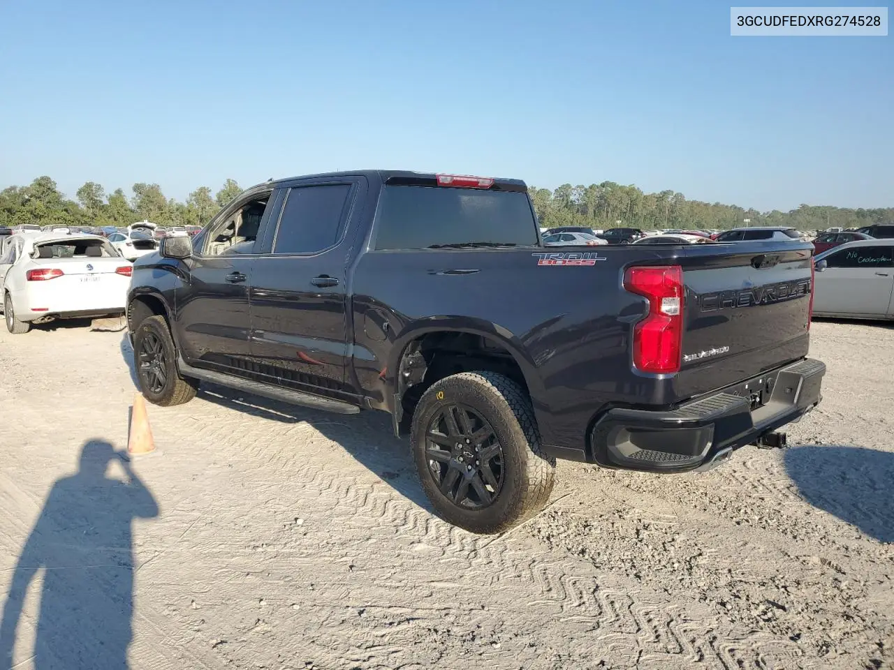 2024 Chevrolet Silverado K1500 Lt Trail Boss VIN: 3GCUDFEDXRG274528 Lot: 74287884