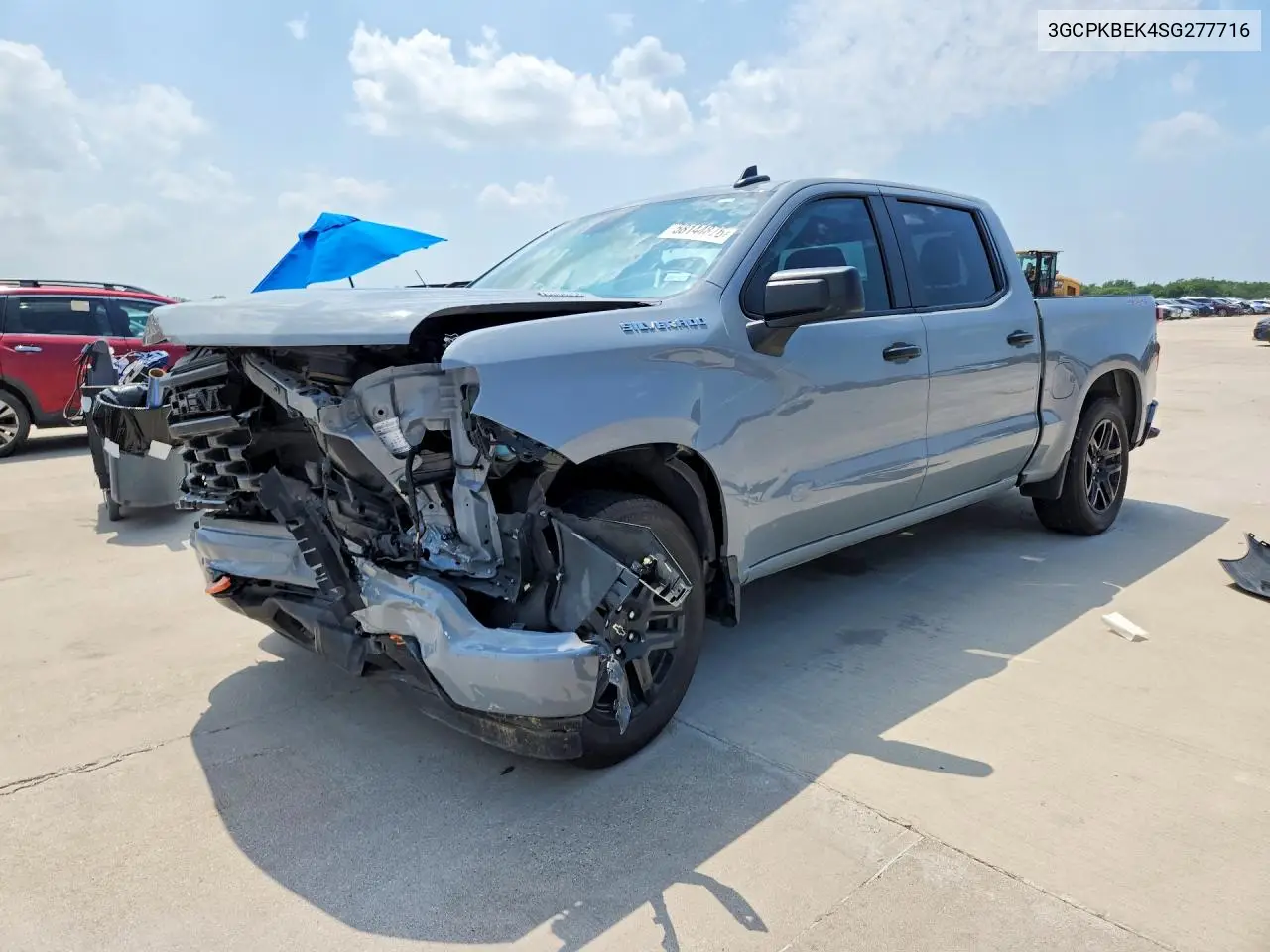 2025 Chevrolet Silverado K1500 Custom VIN: 3GCPKBEK4SG277716 Lot: 58144876