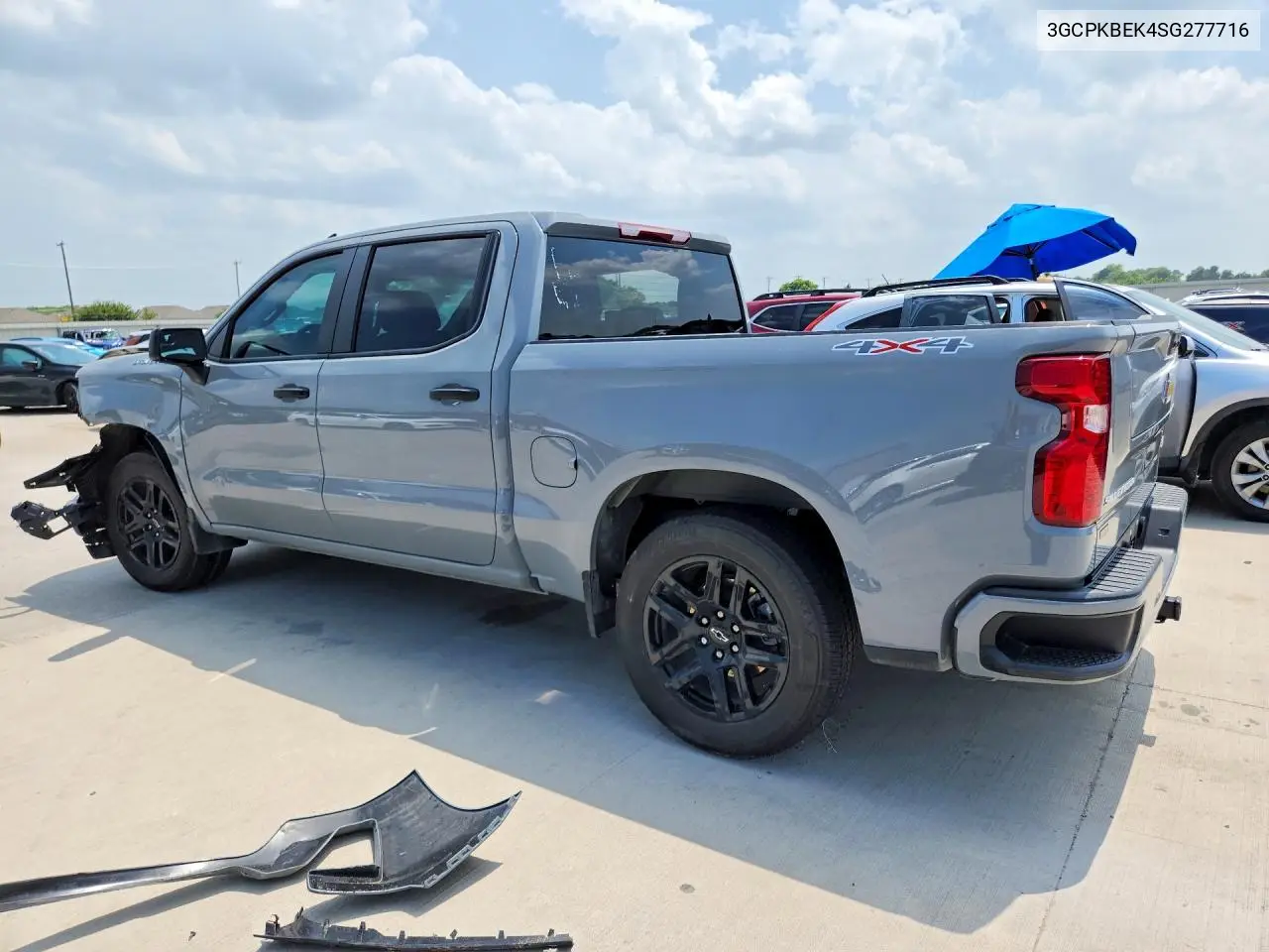 2025 Chevrolet Silverado K1500 Custom VIN: 3GCPKBEK4SG277716 Lot: 58144876