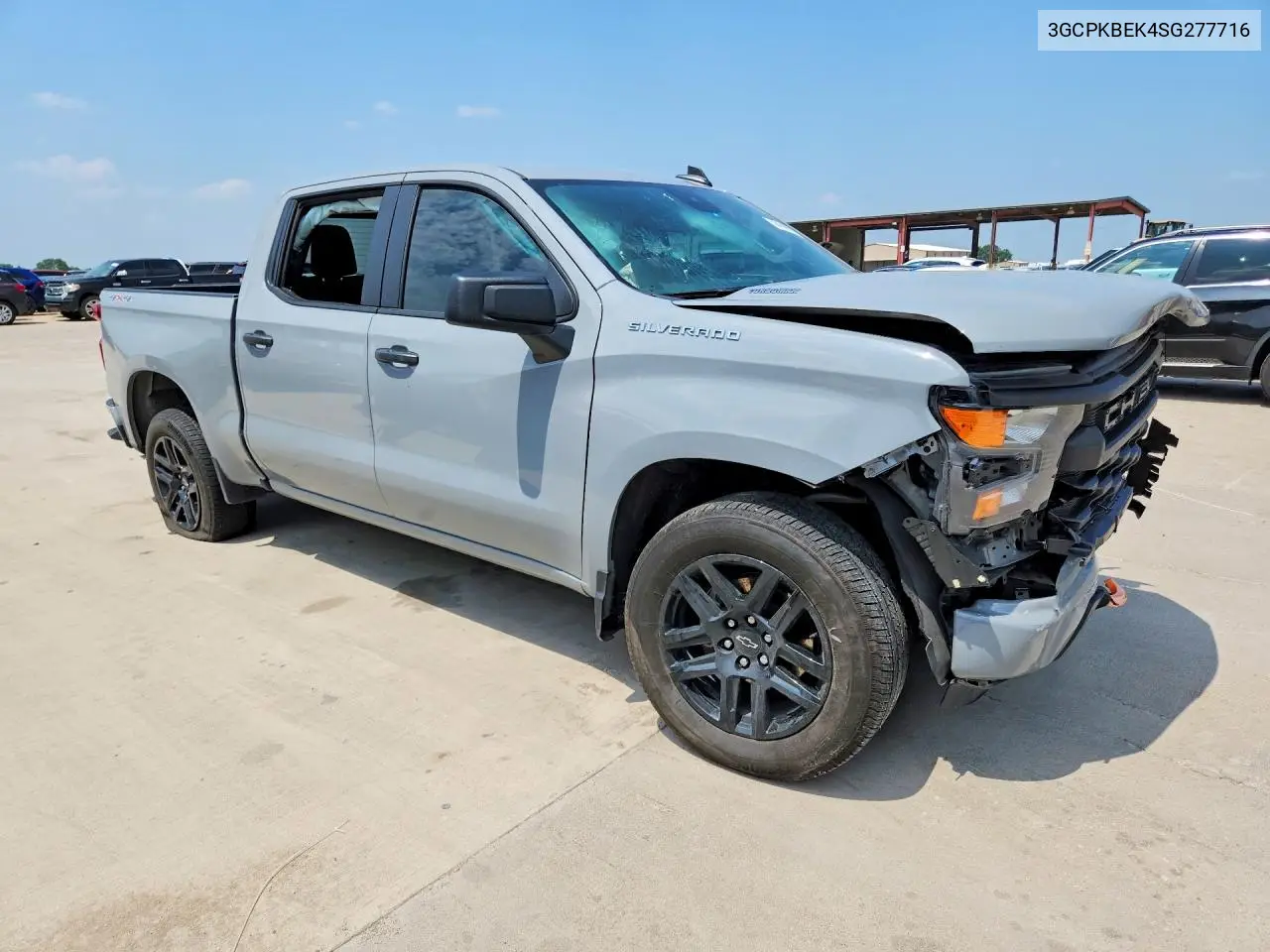 2025 Chevrolet Silverado K1500 Custom VIN: 3GCPKBEK4SG277716 Lot: 58144876