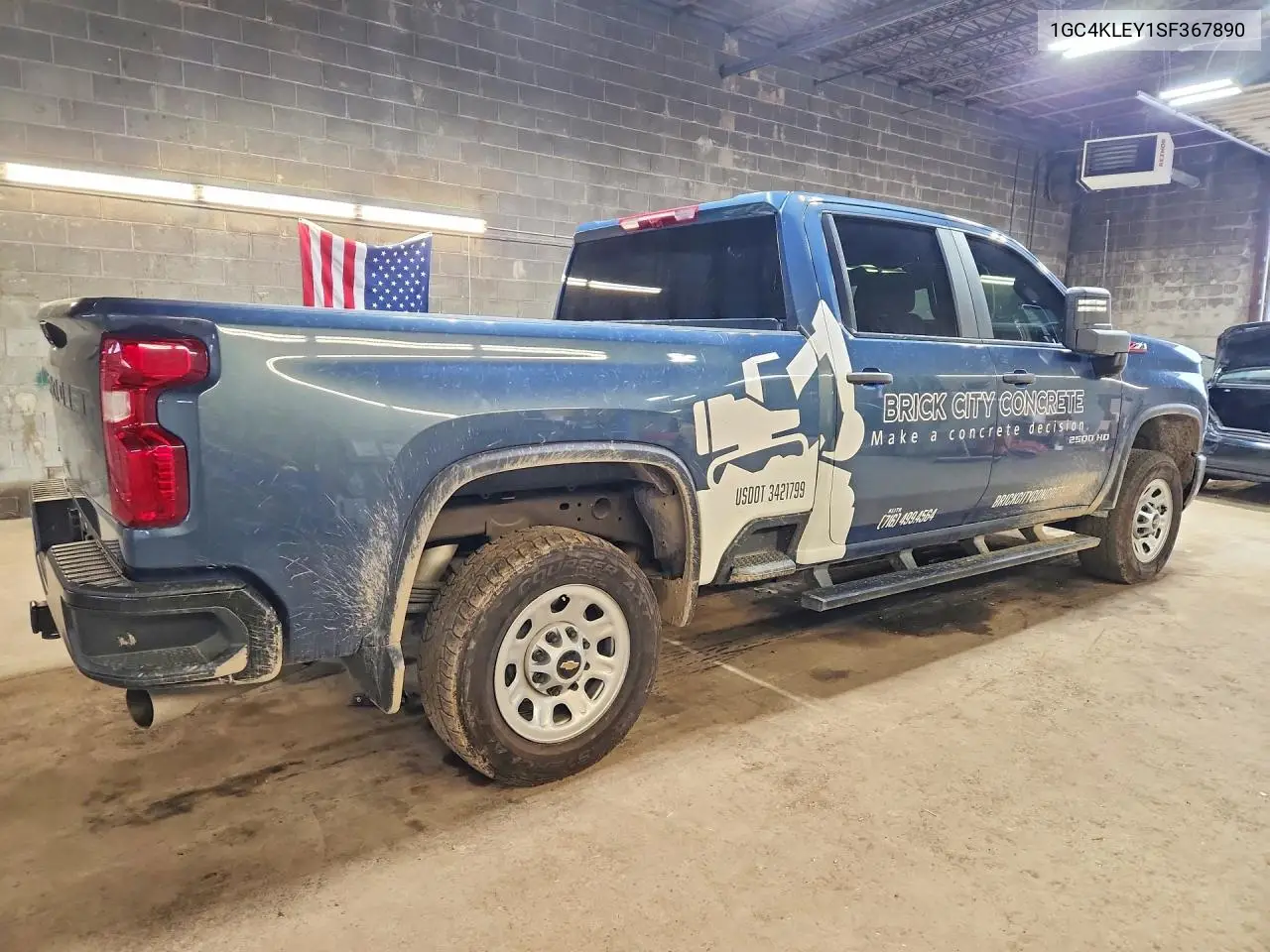 2025 Chevrolet Silverado K2500 Heavy Duty VIN: 1GC4KLEY1SF367890 Lot: 61496516