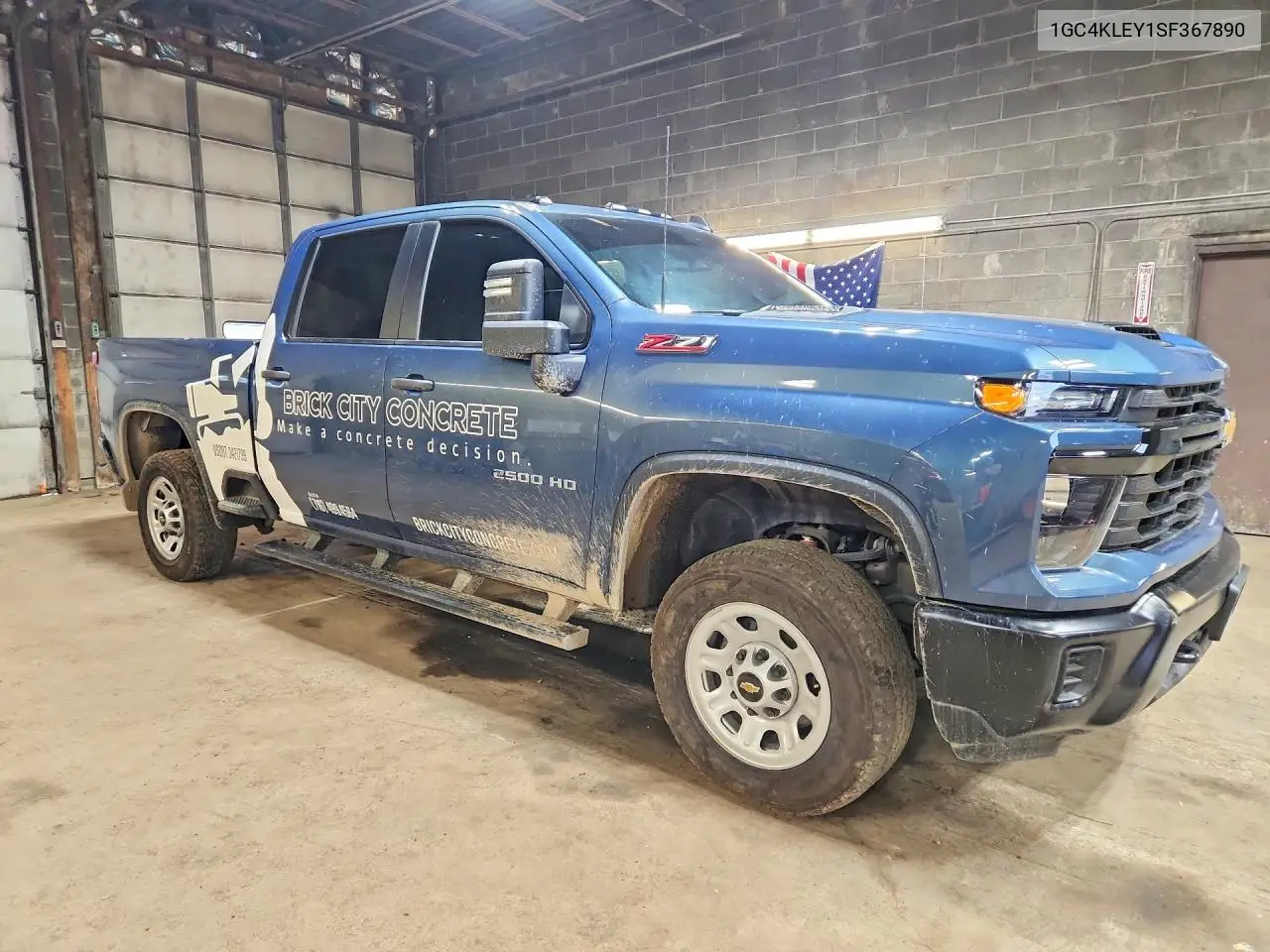 2025 Chevrolet Silverado K2500 Heavy Duty VIN: 1GC4KLEY1SF367890 Lot: 61496516