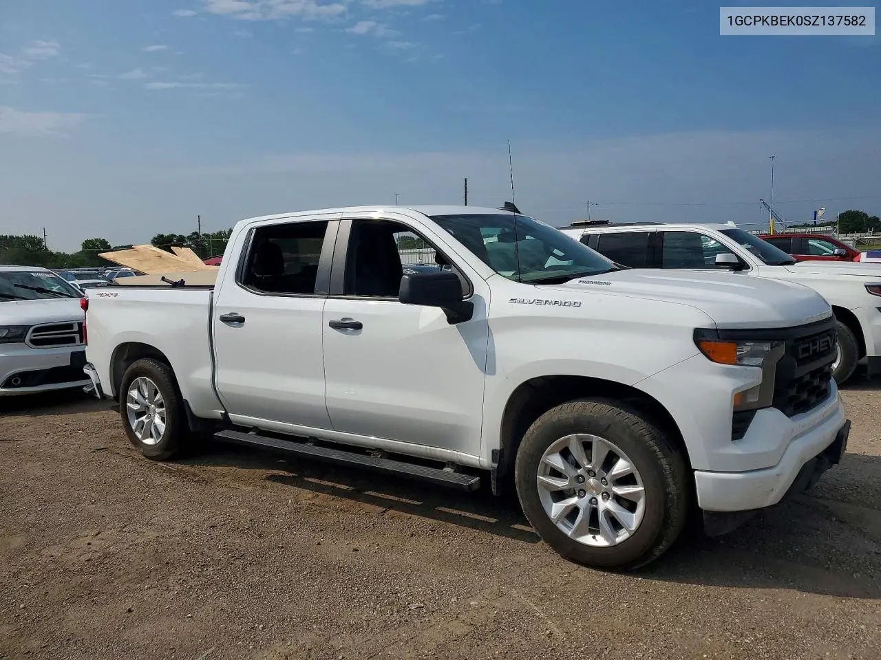 2025 Chevrolet Silverado K1500 Custom VIN: 1GCPKBEK0SZ137582 Lot: 61564466