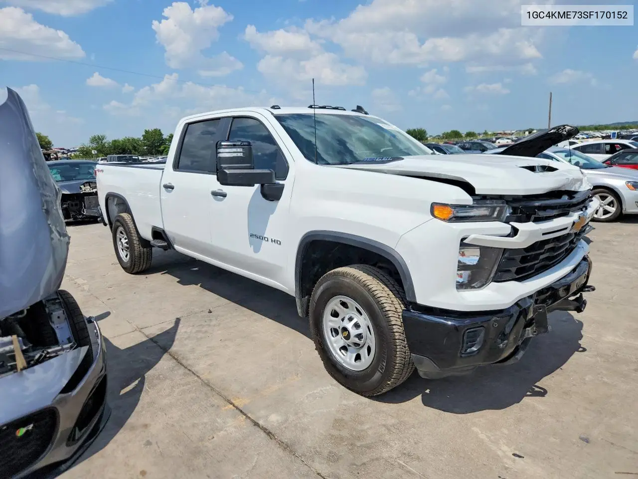 2025 Chevrolet Silverado K2500 Custom VIN: 1GC4KME73SF170152 Lot: 62147156