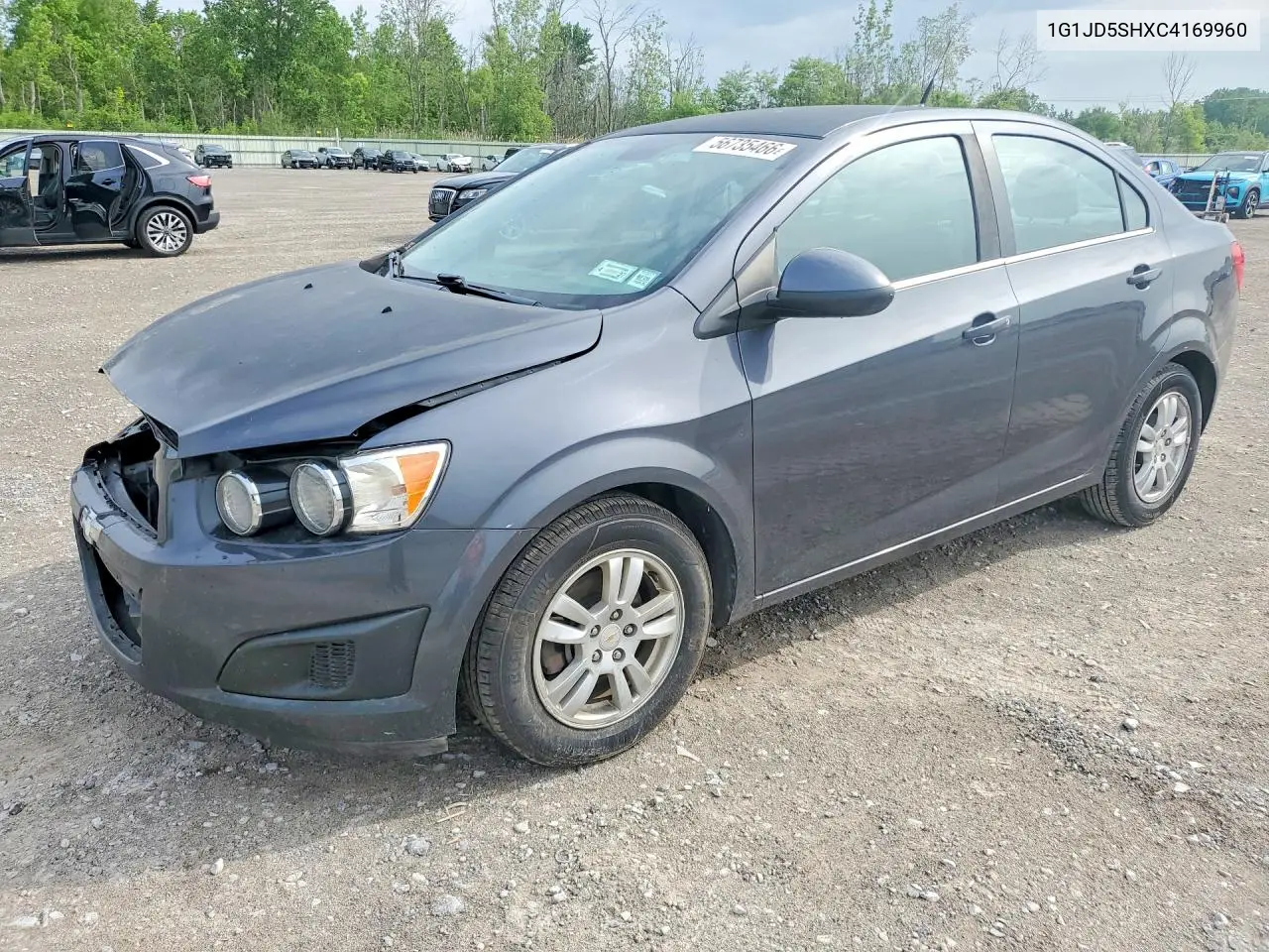 2012 Chevrolet Sonic Lt VIN: 1G1JD5SHXC4169960 Lot: 56735466