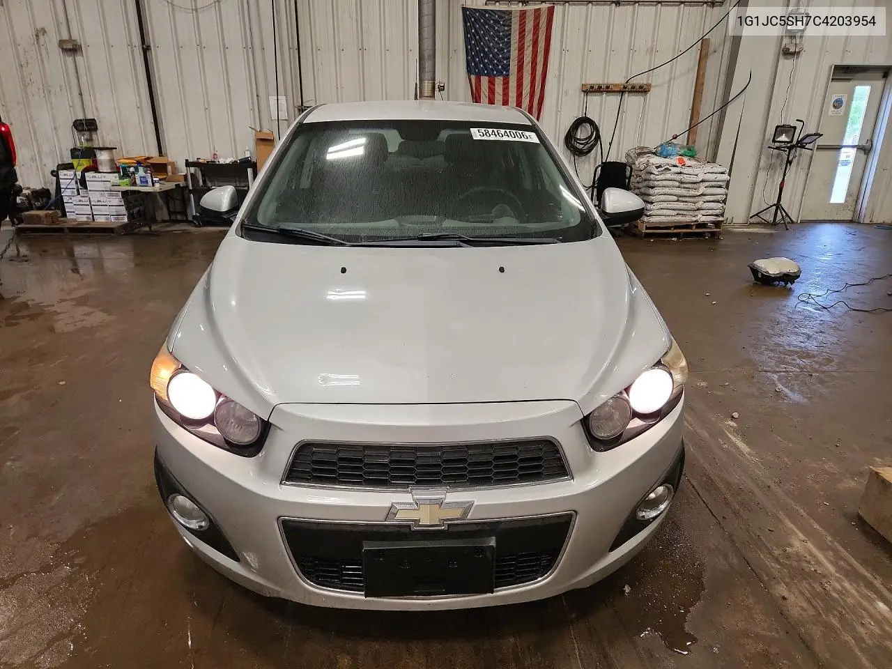 2012 Chevrolet Sonic Lt VIN: 1G1JC5SH7C4203954 Lot: 58464006