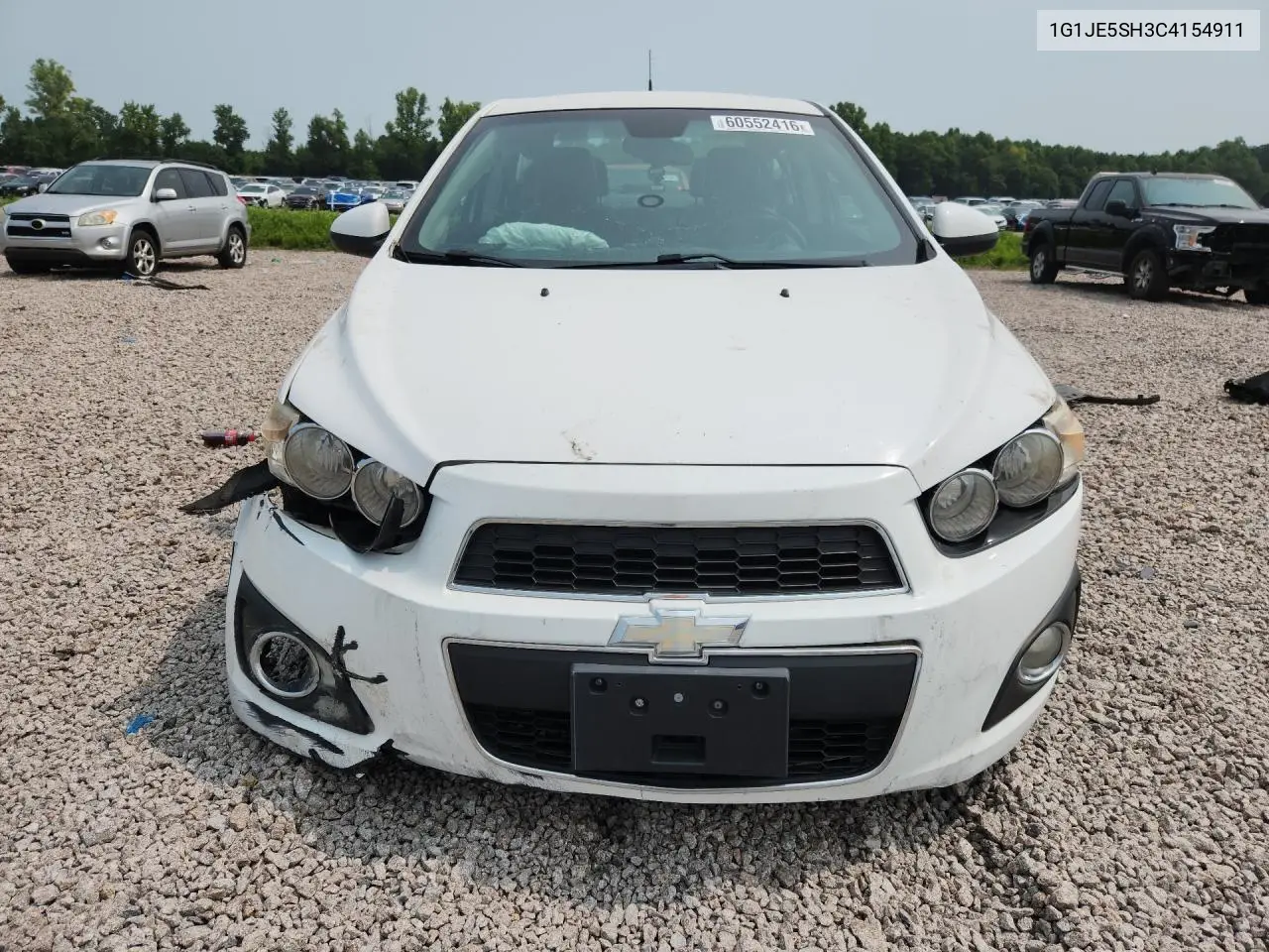 2012 Chevrolet Sonic Ltz VIN: 1G1JE5SH3C4154911 Lot: 60552416