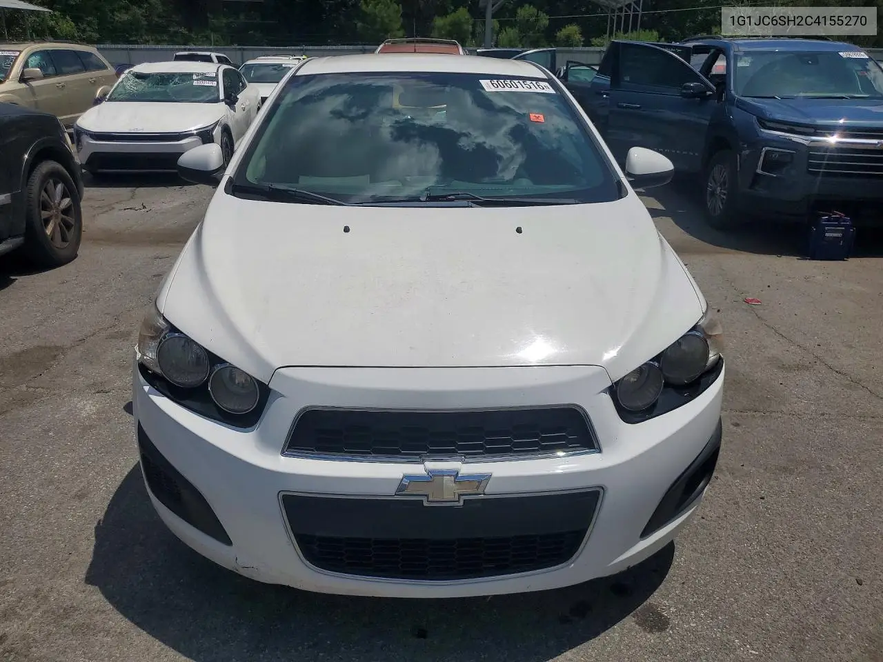 2012 Chevrolet Sonic Lt VIN: 1G1JC6SH2C4155270 Lot: 60601516