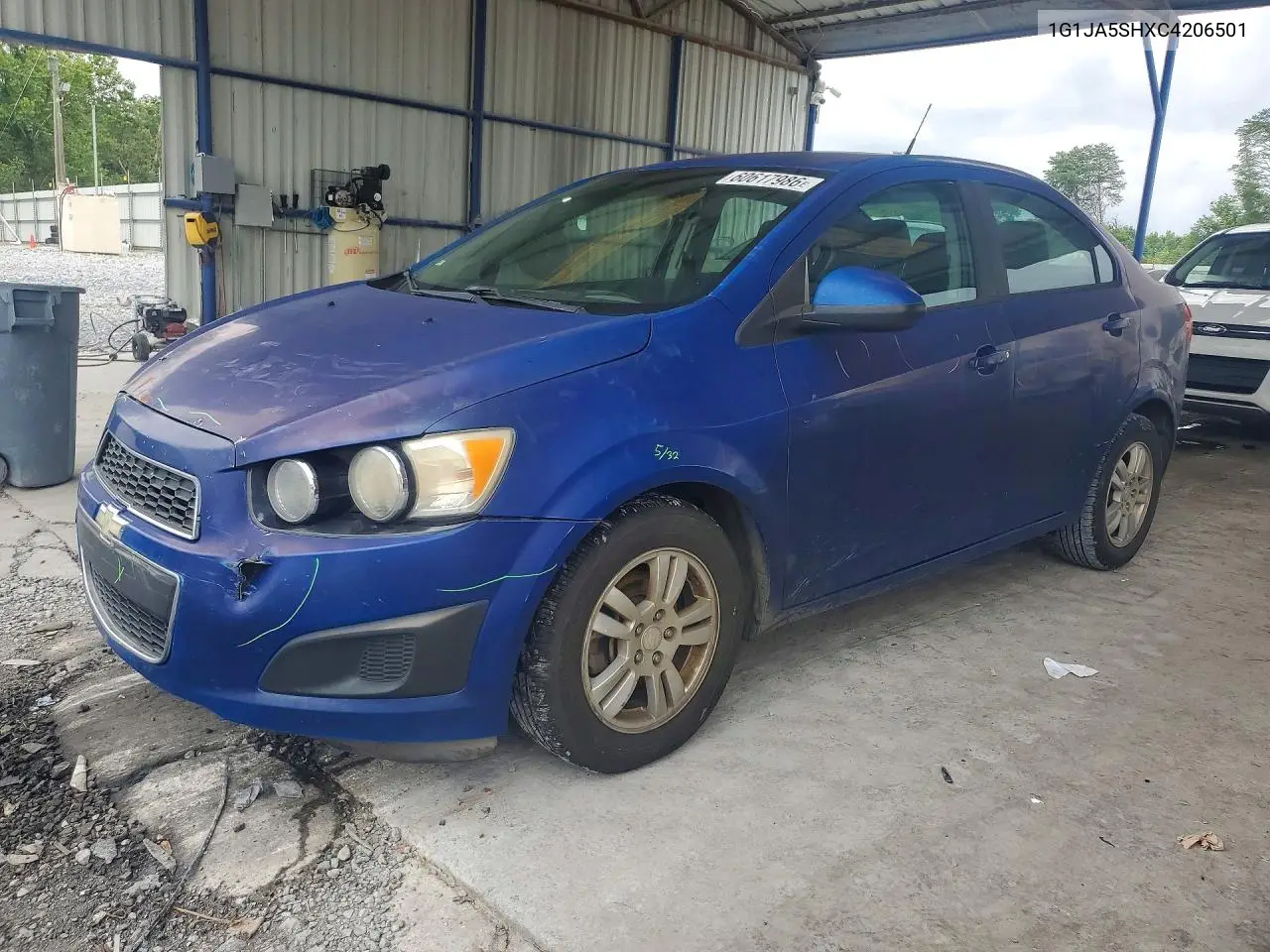 2012 Chevrolet Sonic Ls VIN: 1G1JA5SHXC4206501 Lot: 60617986