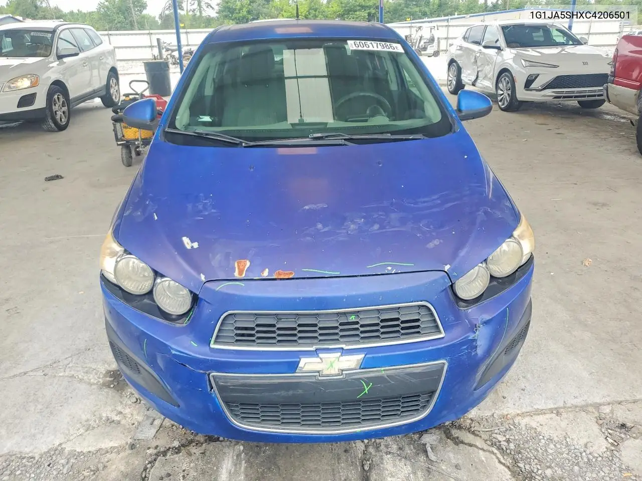 2012 Chevrolet Sonic Ls VIN: 1G1JA5SHXC4206501 Lot: 60617986