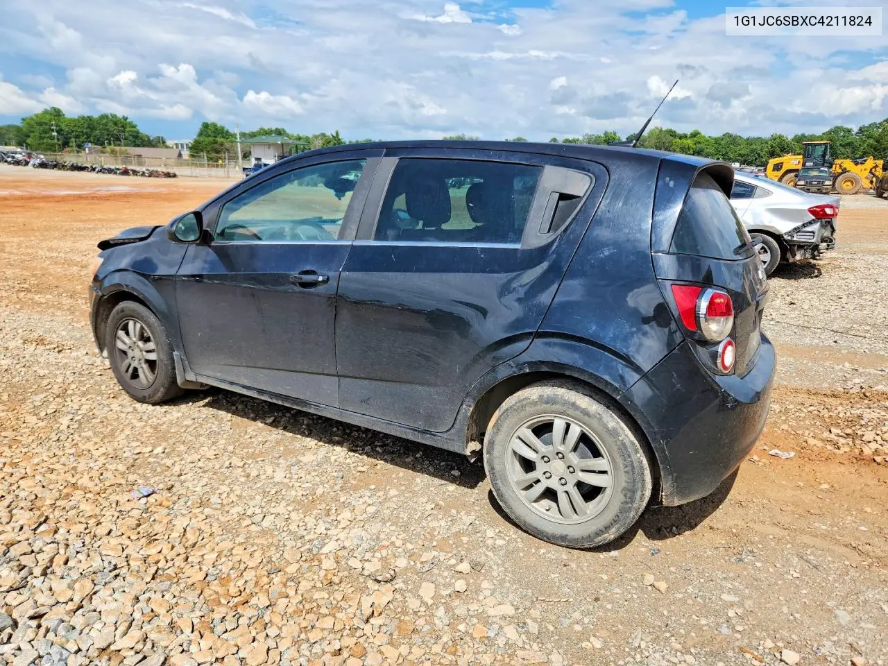 2012 Chevrolet Sonic Lt VIN: 1G1JC6SBXC4211824 Lot: 60792906