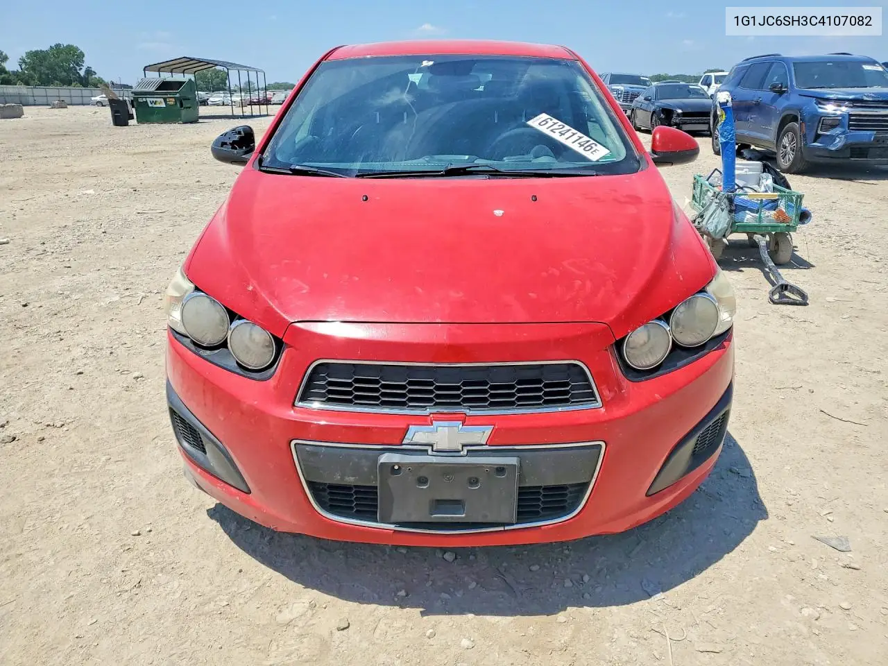 2012 Chevrolet Sonic Lt VIN: 1G1JC6SH3C4107082 Lot: 61241146