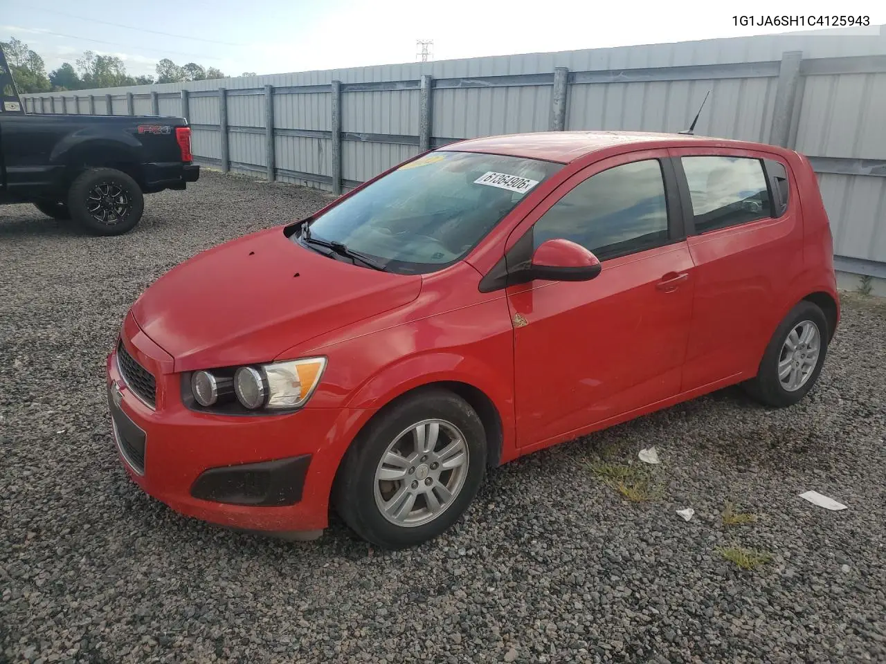 2012 Chevrolet Sonic Ls VIN: 1G1JA6SH1C4125943 Lot: 61364906