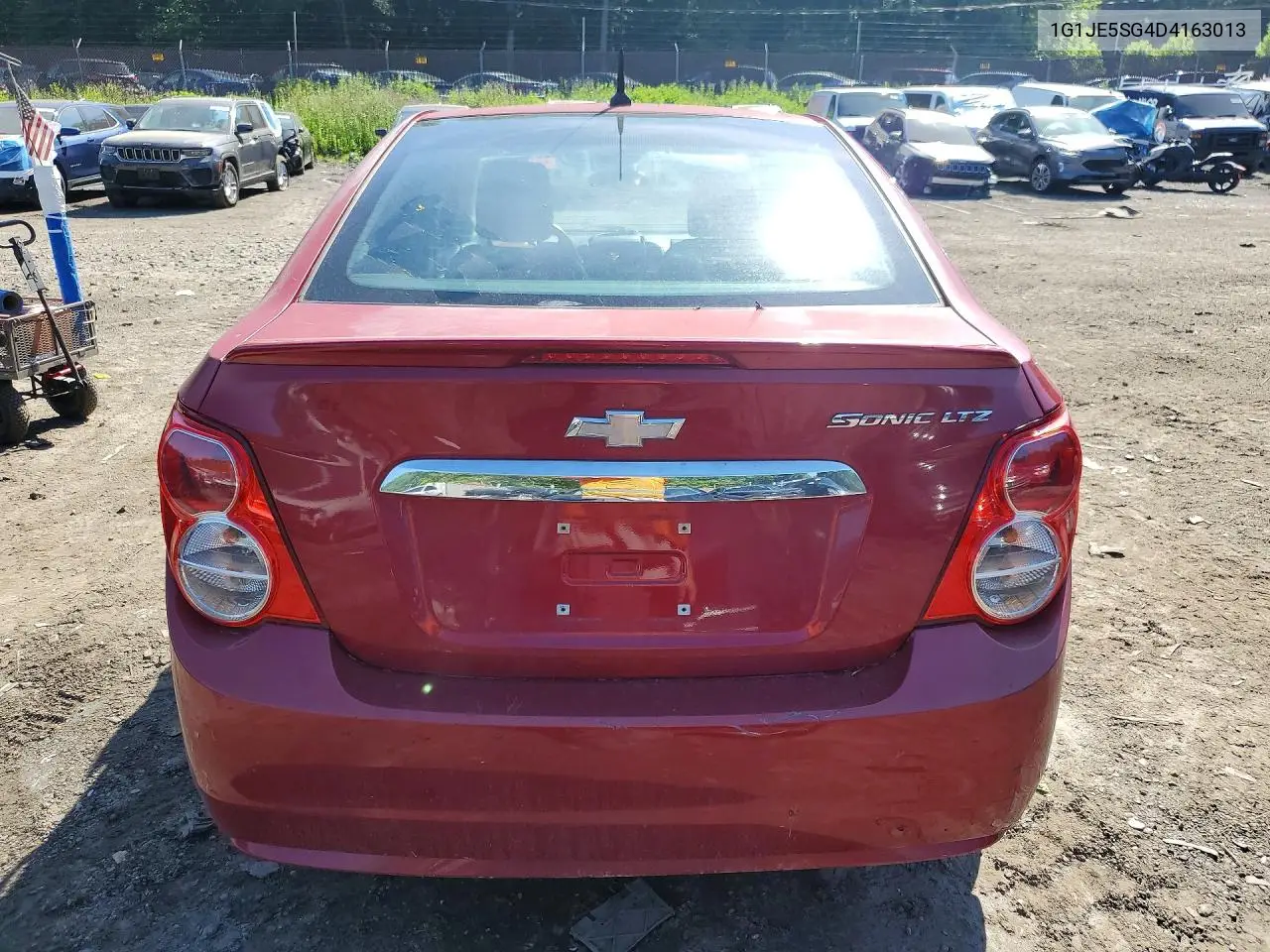 2013 Chevrolet Sonic Ltz VIN: 1G1JE5SG4D4163013 Lot: 55360376