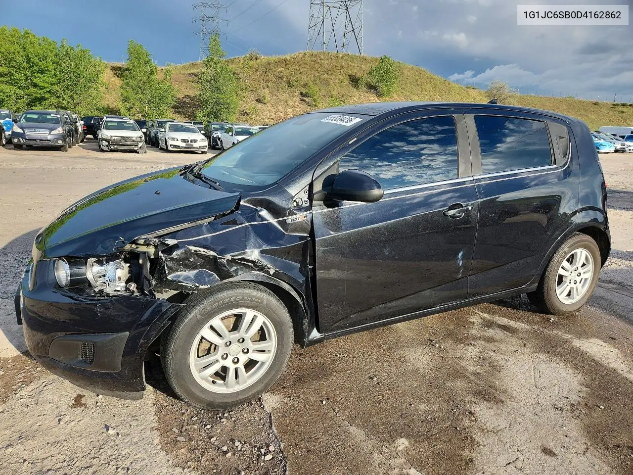 2013 Chevrolet Sonic Lt VIN: 1G1JC6SB0D4162862 Lot: 55539436